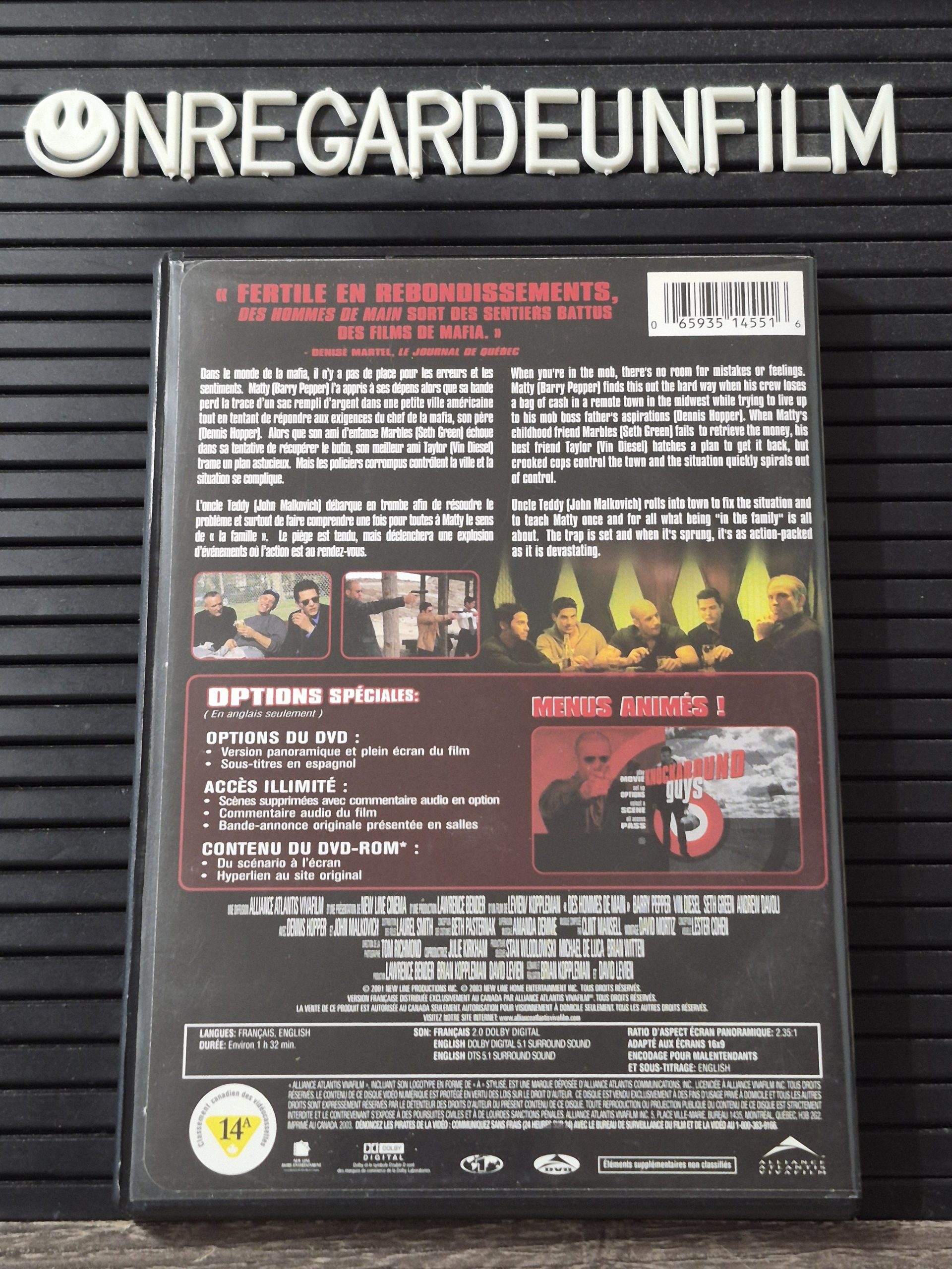 Des hommes de main / Knockaround Guys (2001) {Zone 1/NTSC} – Image 2