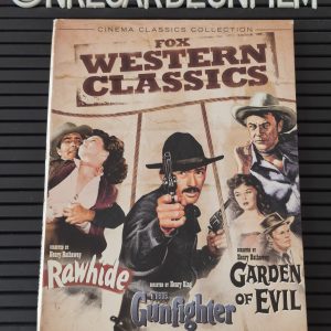 WESTERN CLASSICS. 
Rawhide (1959) & The Gunfighter (1950) & Garden of Evil (1954)