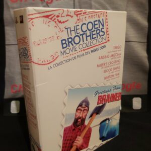 LA COLLECTION DE FILM DES FRÈRES COEN / THE COEN BROTHERS MOVIE COLLECTION 
Fargo & Arizona Junior & Un Cadavre sous le Chapeau & Blood Simple & Barton Fink / Fargo (1996) & Raising Arizona (1987) & Miller's Crossing (1990) & Blood Simple (1984) & Barton Fink (1991)