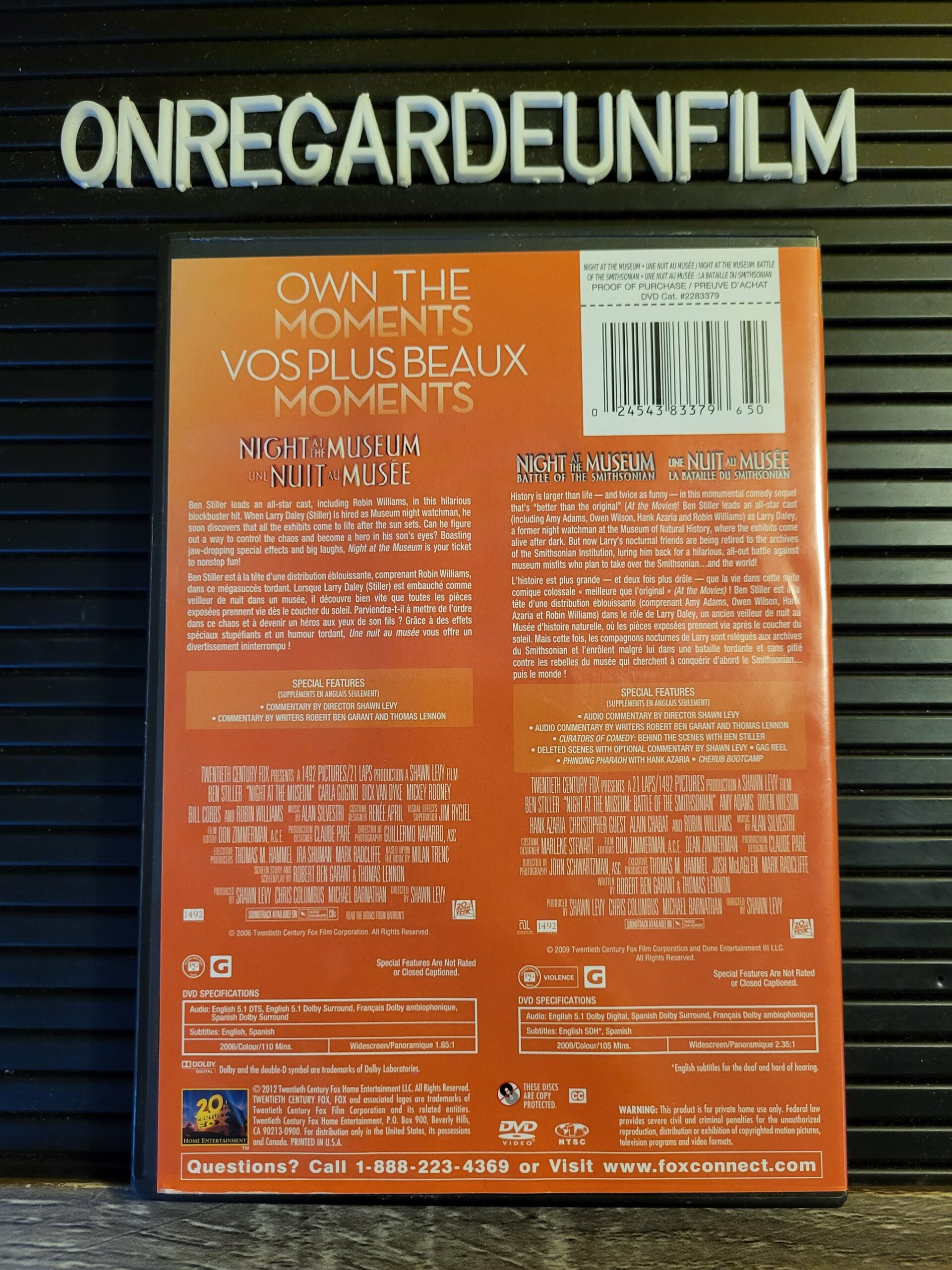 Une Nuit au Musée & Une nuit au Musée. La Bataille de Smithsonian