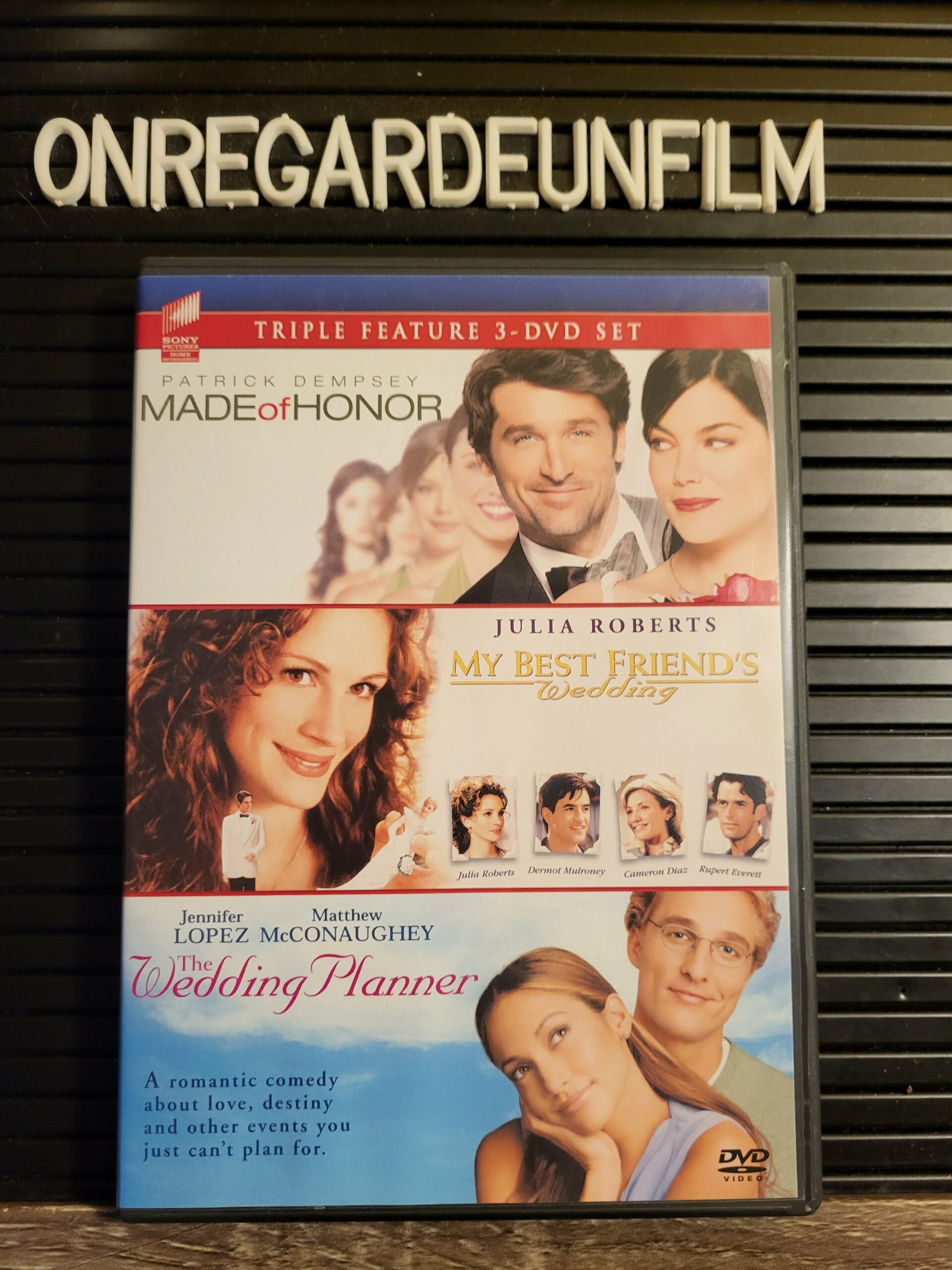 Un Amour de Témoin & Le Mariage de mon Meilleur Ami & La Marieuse / Made of Honor (2008) & My Best Friend's Wedding (1997) & The Wedding Planner (2001)