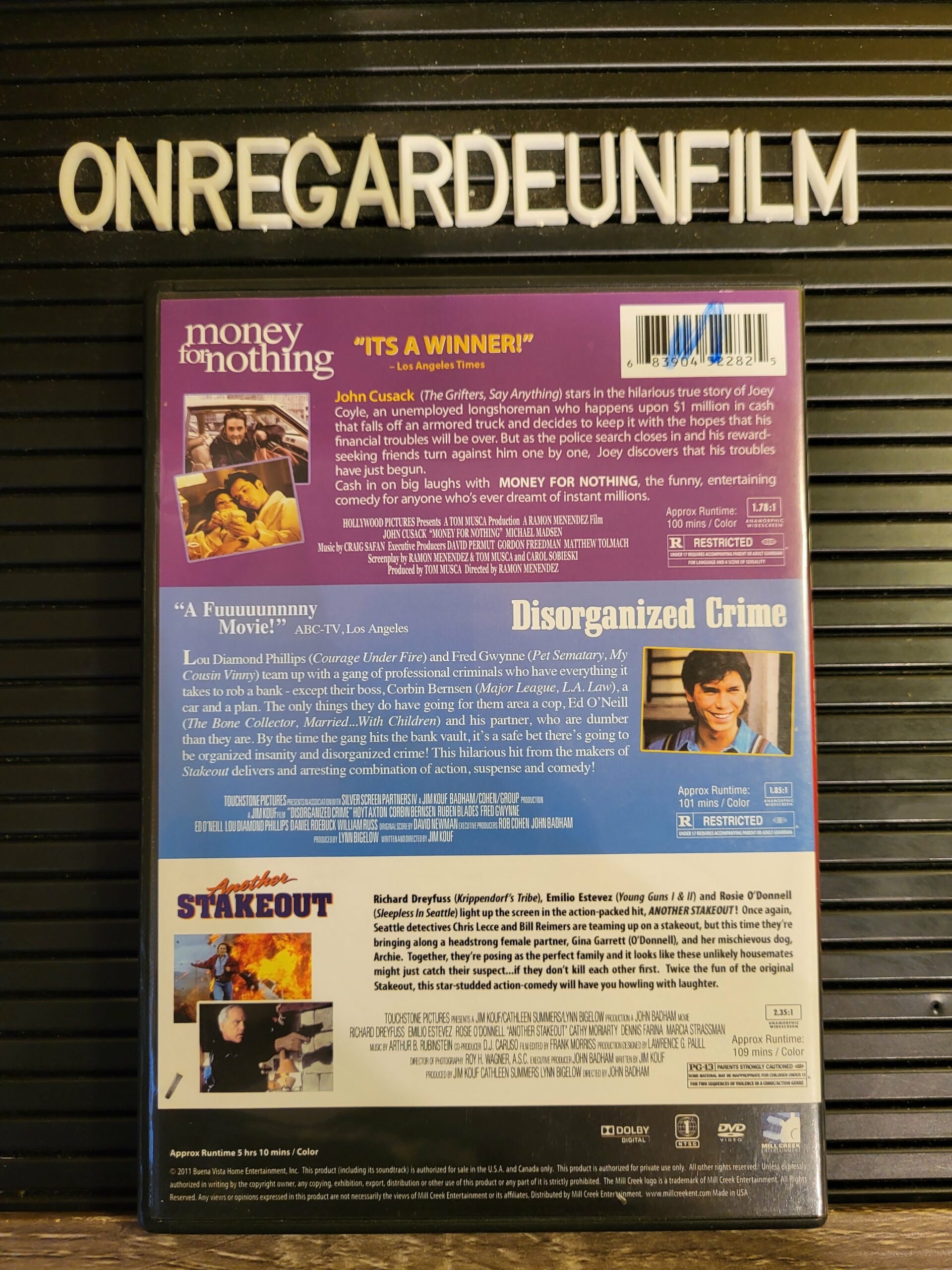 Money for Nothing (1993 & Disorganized Crime (1989) & Another Stakeout (1993) – Image 2