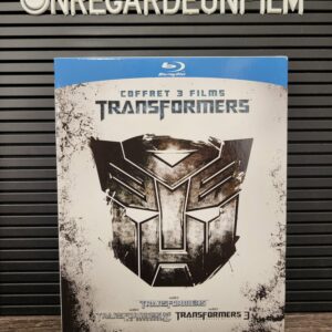 TRANSFORMERS 3 FILMS
Transformers: Le Film & Transformers: La Revanche & Transformers 3: La Face Cachée de la Lune / Transformers (2007) & Transformers: Revenge of the Fallen (2009) & Transformers: Dark of the Moon (2011)