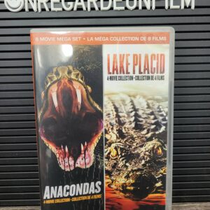 Anacondas & Lake Placid 8 Films
Anaconda & Anacondas: À la poursuite de l'orchidée de sang & Anaconda 3: Progéniture & Anacondas 4: Chemin Sanglant & Lac Placide 3 & Lac Placide: Le Dernier Chapitre & Lake Placid contre Anaconda & Lac Placide: Héritage / Anaconda (1997) & Anacondas: The Hunt for the Blood Orchid (2004) & Anaconda: Offspring (2008) & Anacondas 4: Trail of Blood (2009) & Lake Placid 3 (2010) & Lake Placid: The Final Chapter (2012) & Lake Placid vs. Anaconda (2015) & Lake Placid: Legacy (2018)