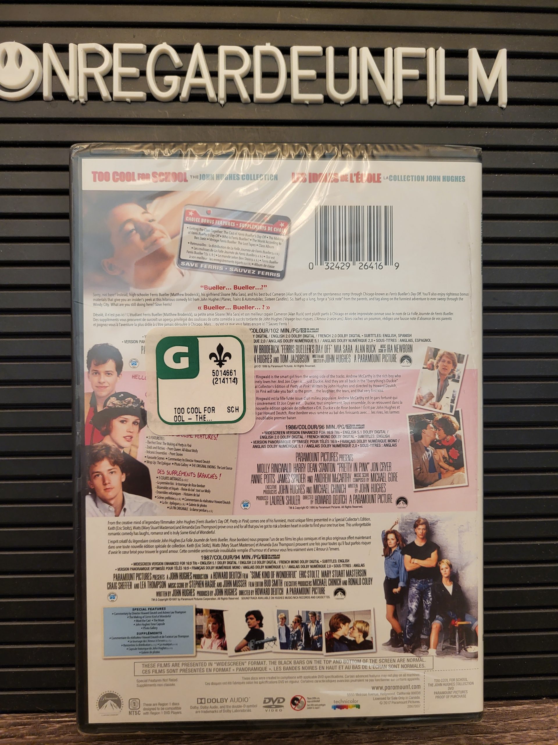 La Folle Journée de Ferris Bueller & Rose Bonbon & L'Amour à l'Envers (Coeur et trio) / Ferris Bueller's Day Off (1986) & Pretty in Pink (1986) & Some Kind of Wonderful (1987) – Image 2