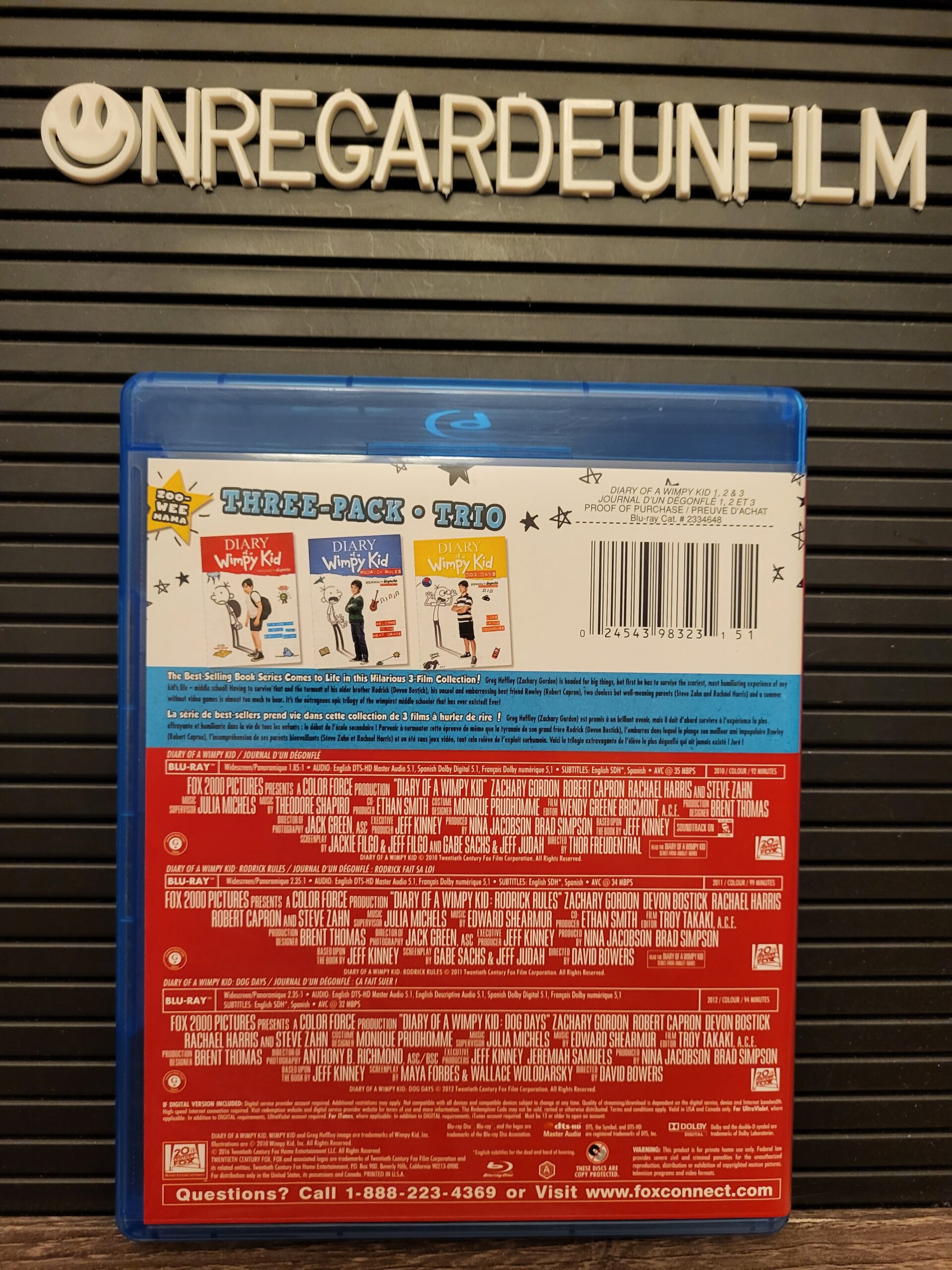 Journal d'un Dégonflé 1, 2 & 3 / Diary of a Wimpy Kid 1 (2010), 2 (2011) & 3 (2012) – Image 2