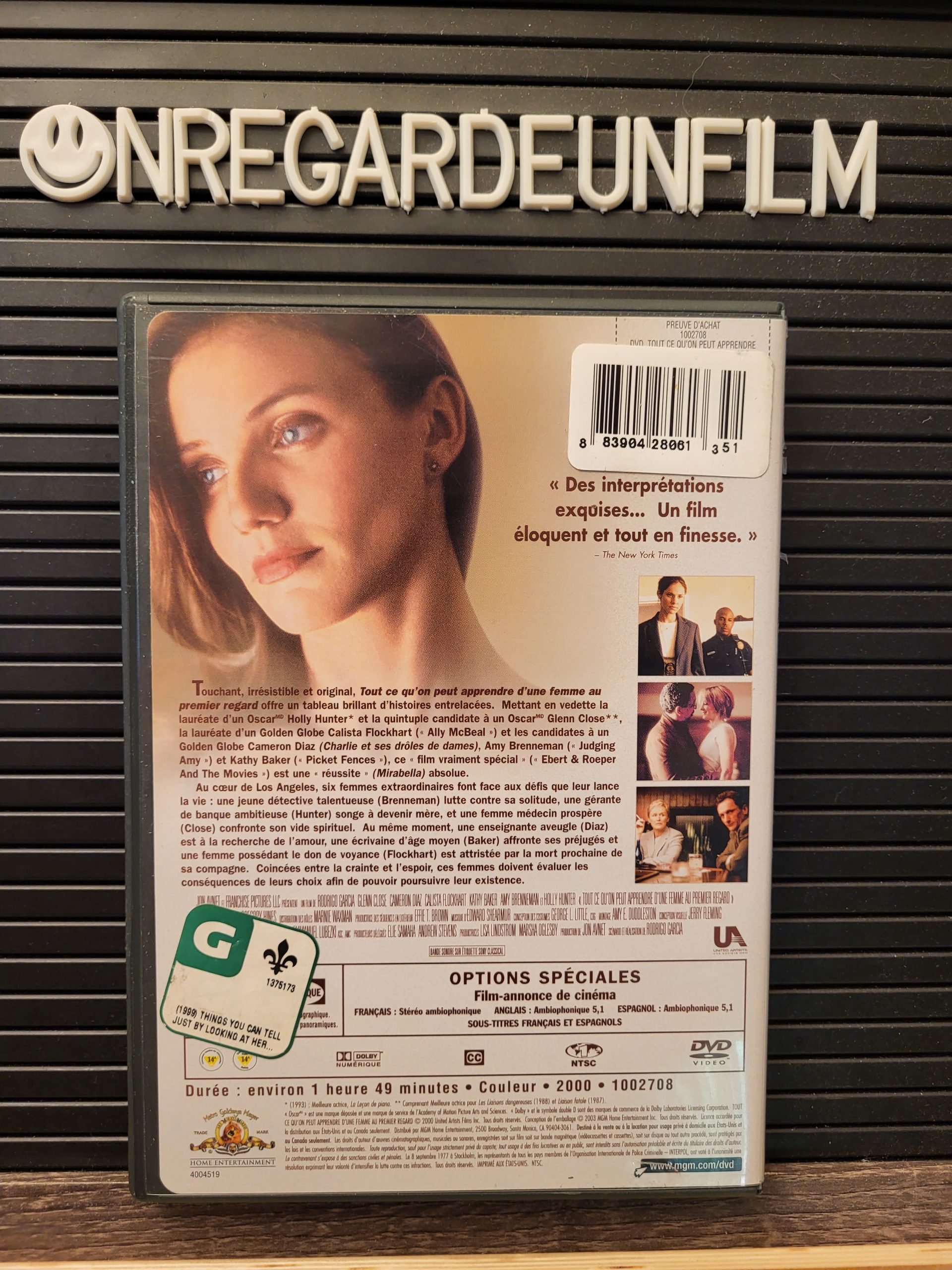 Tout ce qu'on peut apprendre d'une femme au premier regard / Things You Can Tell Just by Looking at Her (2000) – Image 2