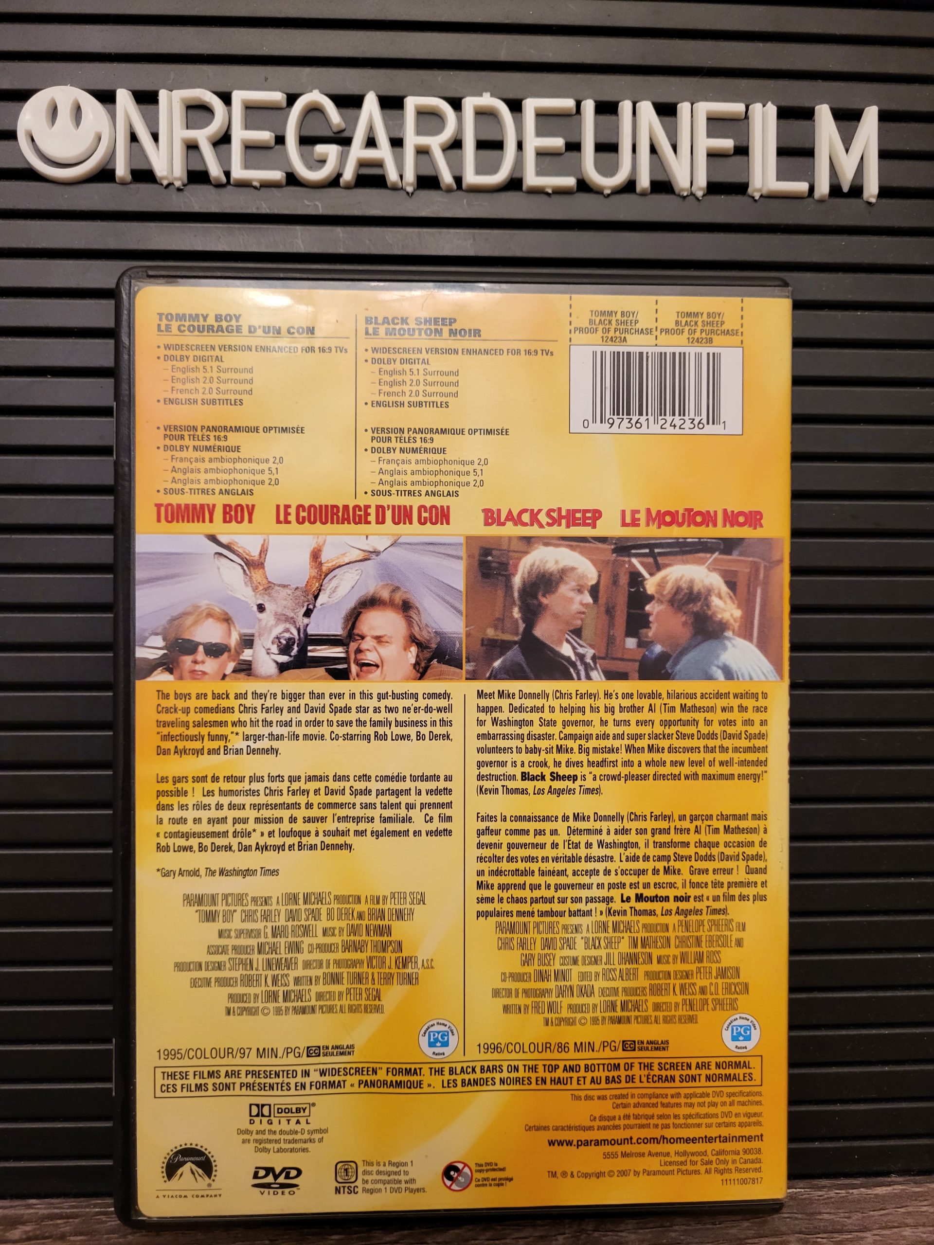 Le Courage d'un Con & Le Mouton Noir / Tommy Boy (1995) & Black Sheep (1996) – Image 2