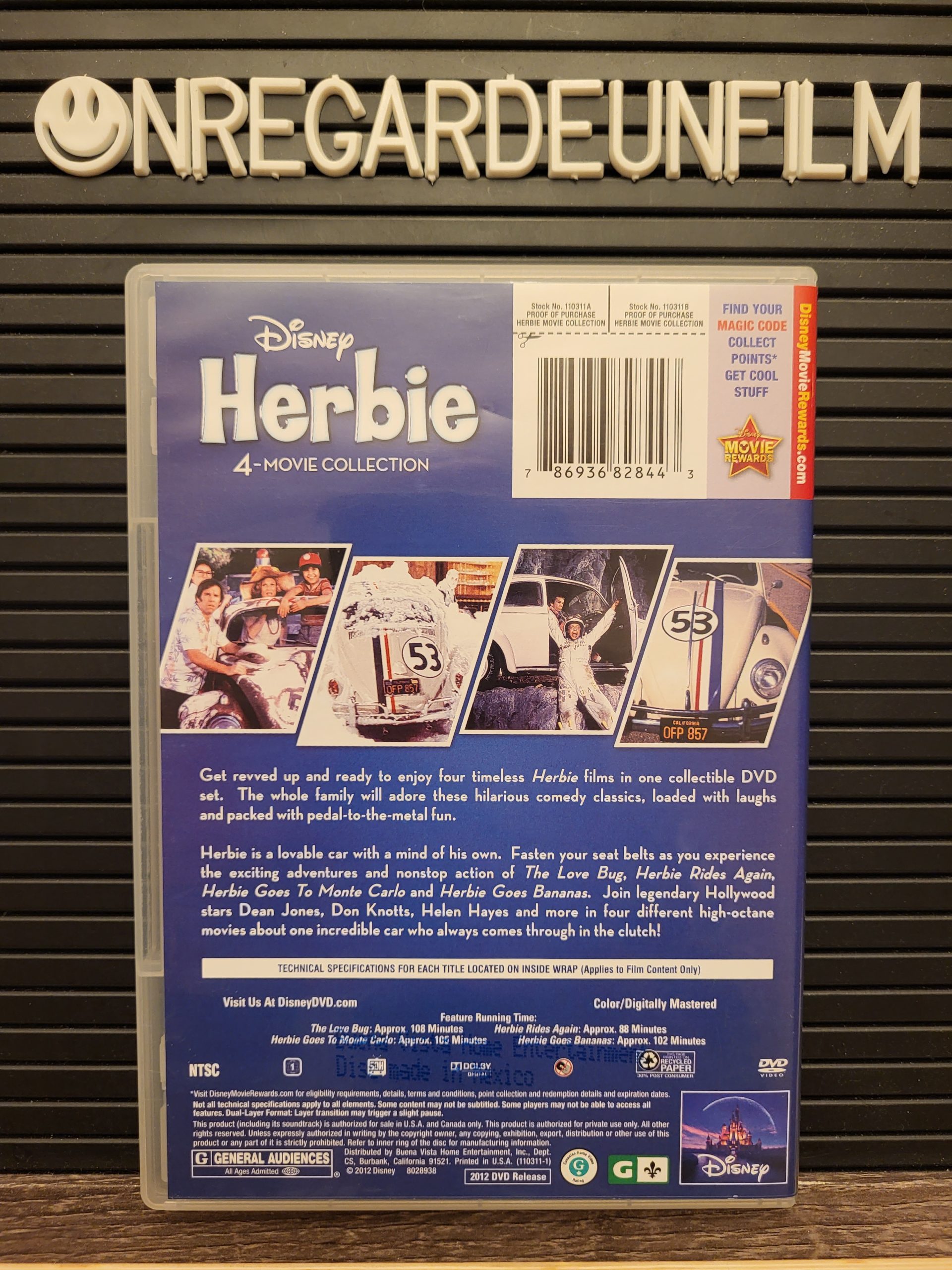 HERBIE MOVIE COLLECTION The Love Bug (1968) & Herbie Rides Again