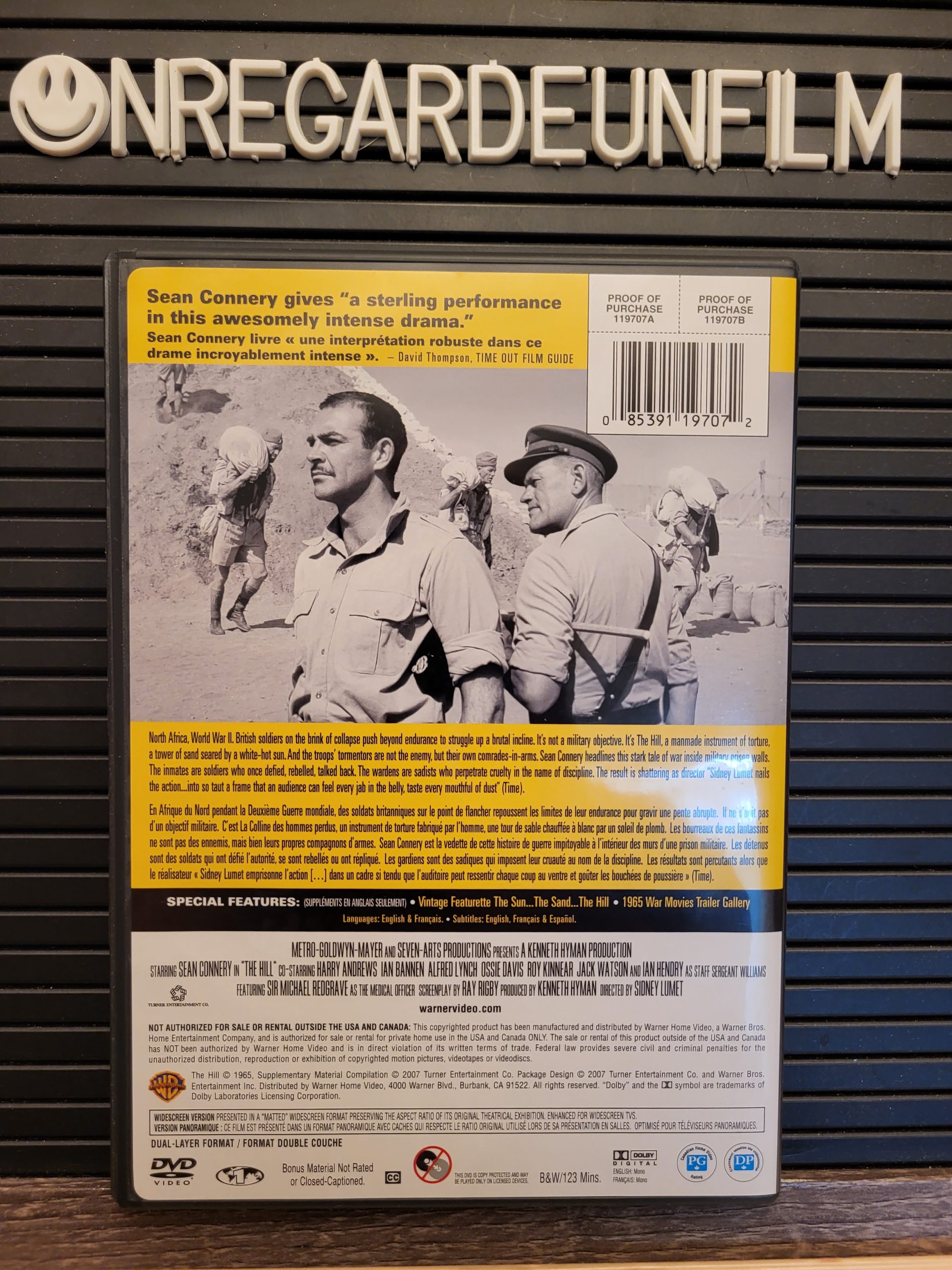 La Colline des Hommes Perdus / The Hill (1965) Boutique CinéDvd