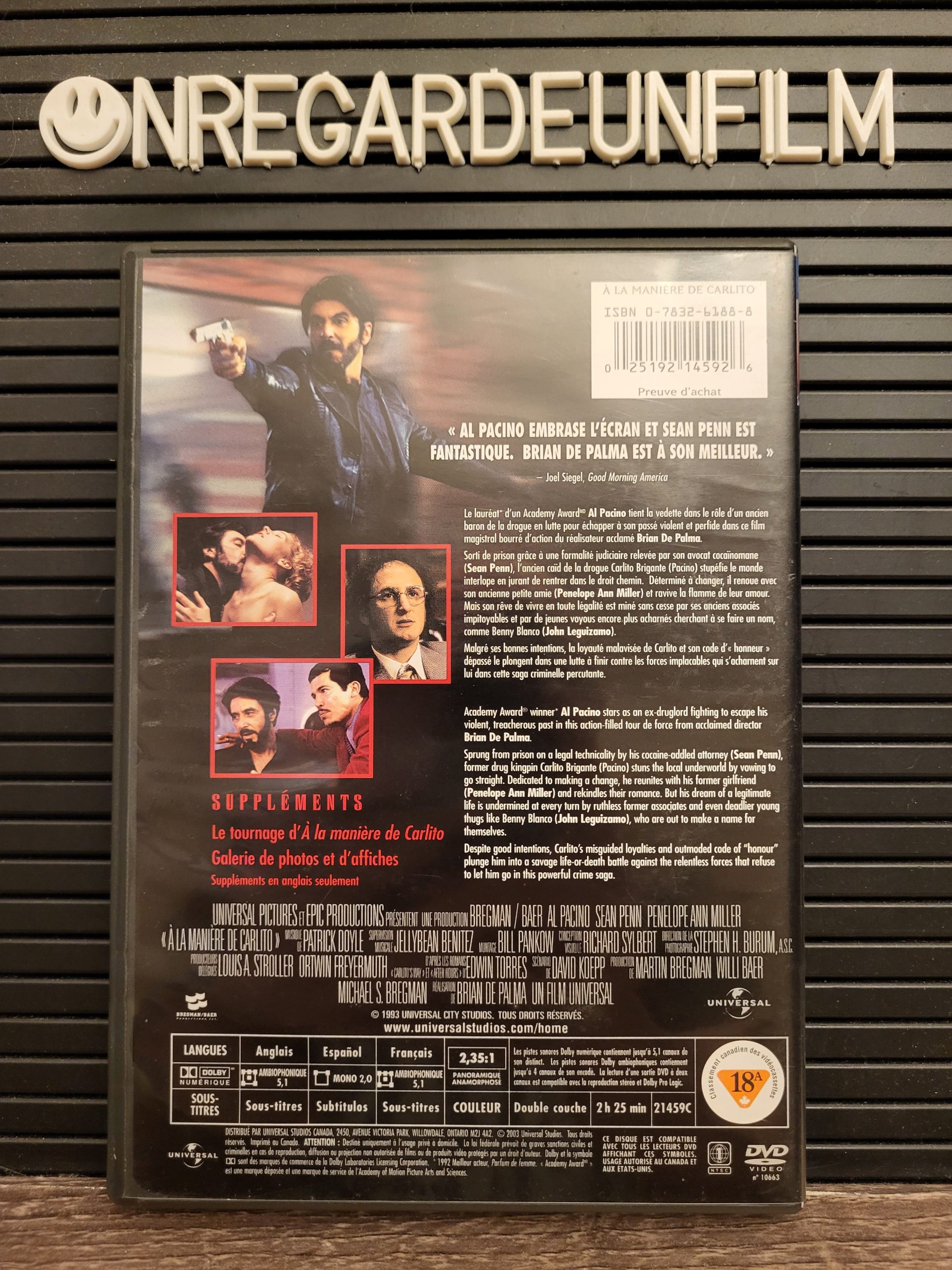 À la Manière de Carlito / Carlito's Way (1993) – Image 2