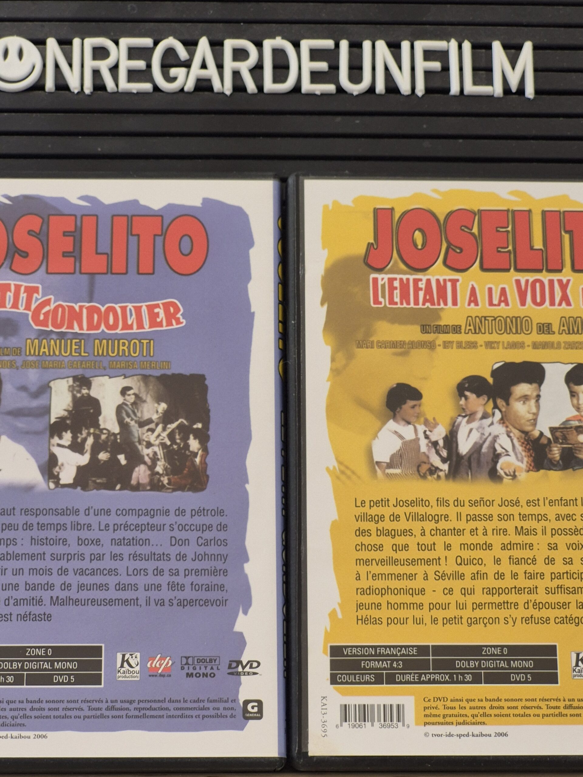 Joselito. Le Petit Gondolier (1965) & L'Enfant à la voix d'or (1957) – Image 4