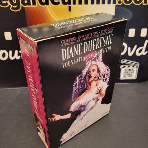 DIANE DUFRESNE VOUS FAIT ENCORE UNE SCÈNE VOLUME 2.
Follement Vôtre (1985) & Symphonique N'Roll (1988) & Détournement Majeur (1993) & Réservé (1997) & Kamikaze (2002)