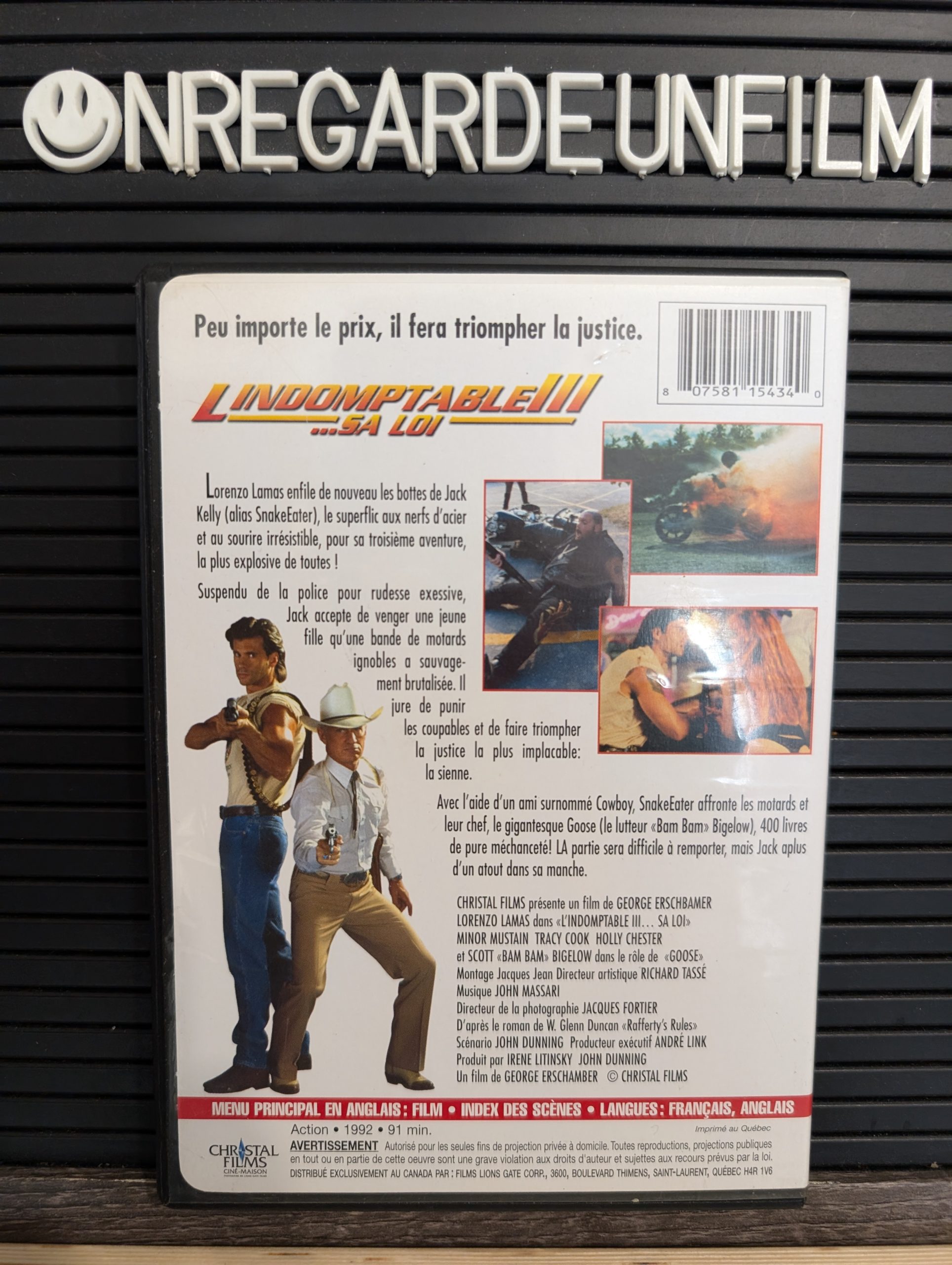 L'Indomptable 3: Sa Loi / Snake Eater III: His Law (1992) – Image 2