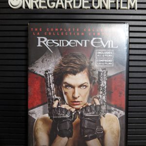 THE RESIDENT EVIL COLLECTION.
Les Créatures Maléfiques & L'Apocalypse & L'Extinction & Resident Evil: L'Au-Delà & Résident Evil: Le Châtiment & Resident Evil: L'Ultime Chapitre / Resident Evil (2002) & Apocalypse (2004) & Extinction (2007) & Resident Evil: Afterlife (2010) & Resident Evil: Retribution (2012) & Resident Evil: The Final Chapter (2016)