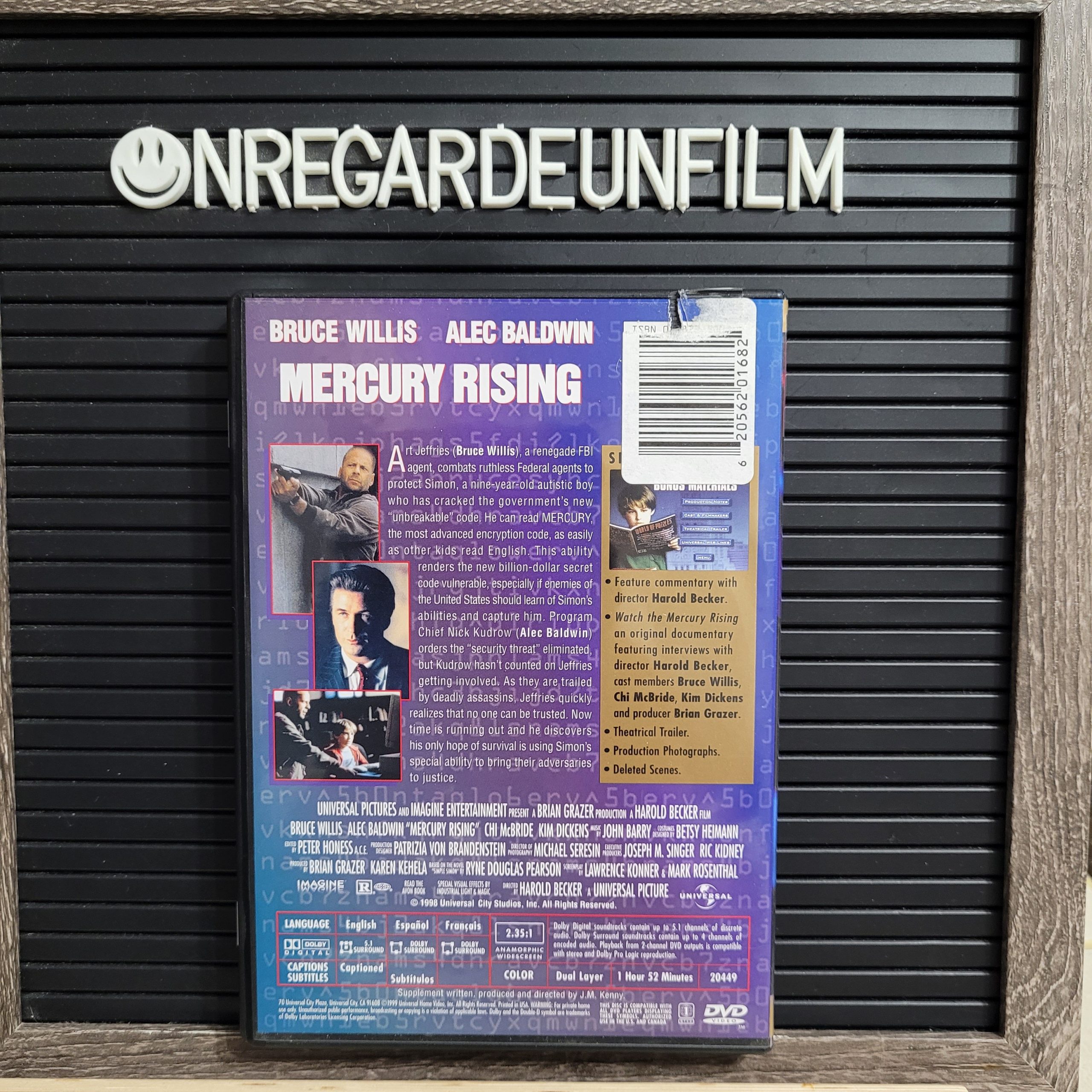 Mercure à la Hausse / Mercury Rising (1998) – Image 2