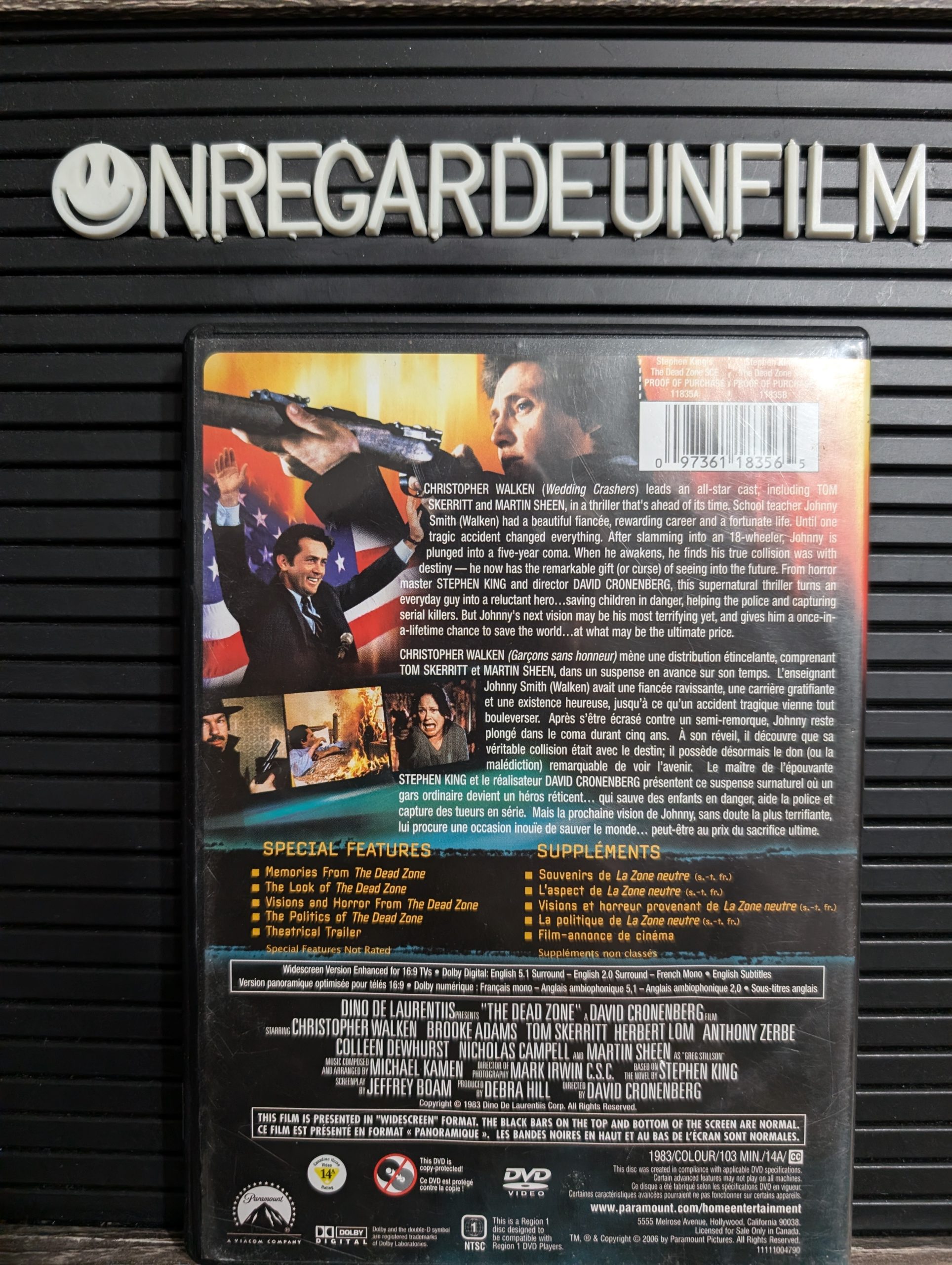 STEPHEN KING
La Zone Neutre / The Dead Zone (1983) – Image 2