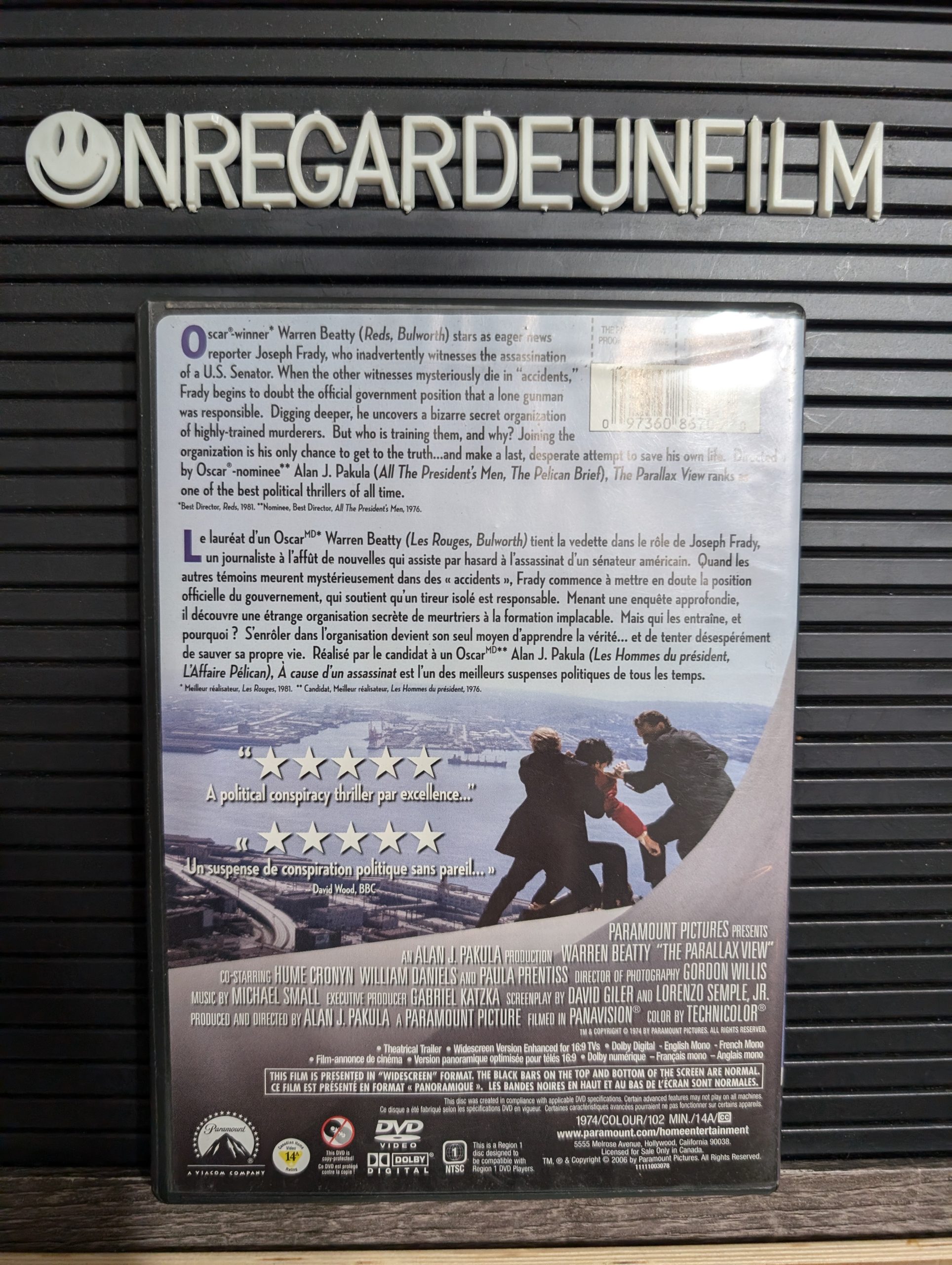 À Cause d'un Assassinat / The Parallax View (1974) – Image 2