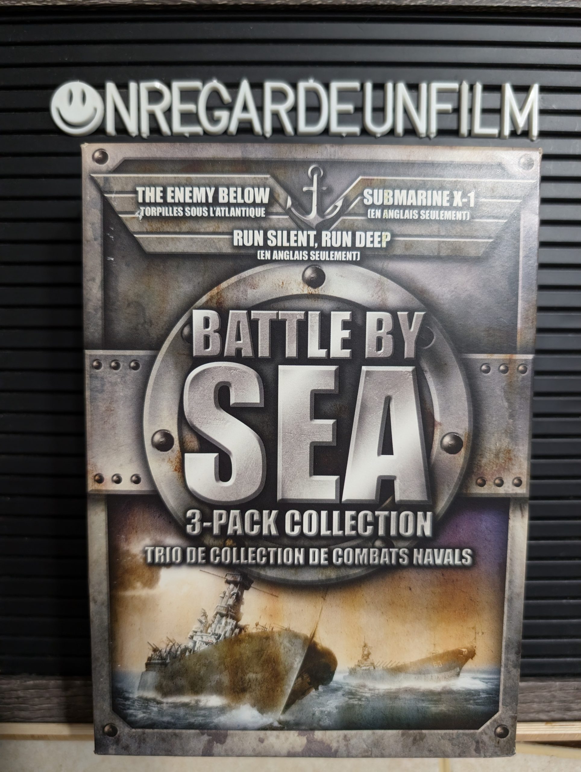 COLLECTION DE COMBAT NAVALS / BATTLE BY SEA
Torpilles sous l'Atlantique & Submarine X-1 & Run Silent, Run Deep / The Enemy Below (1957) & Submarine X-1 (1968) & Run Silent, Run Deep (1958) – Image 2
