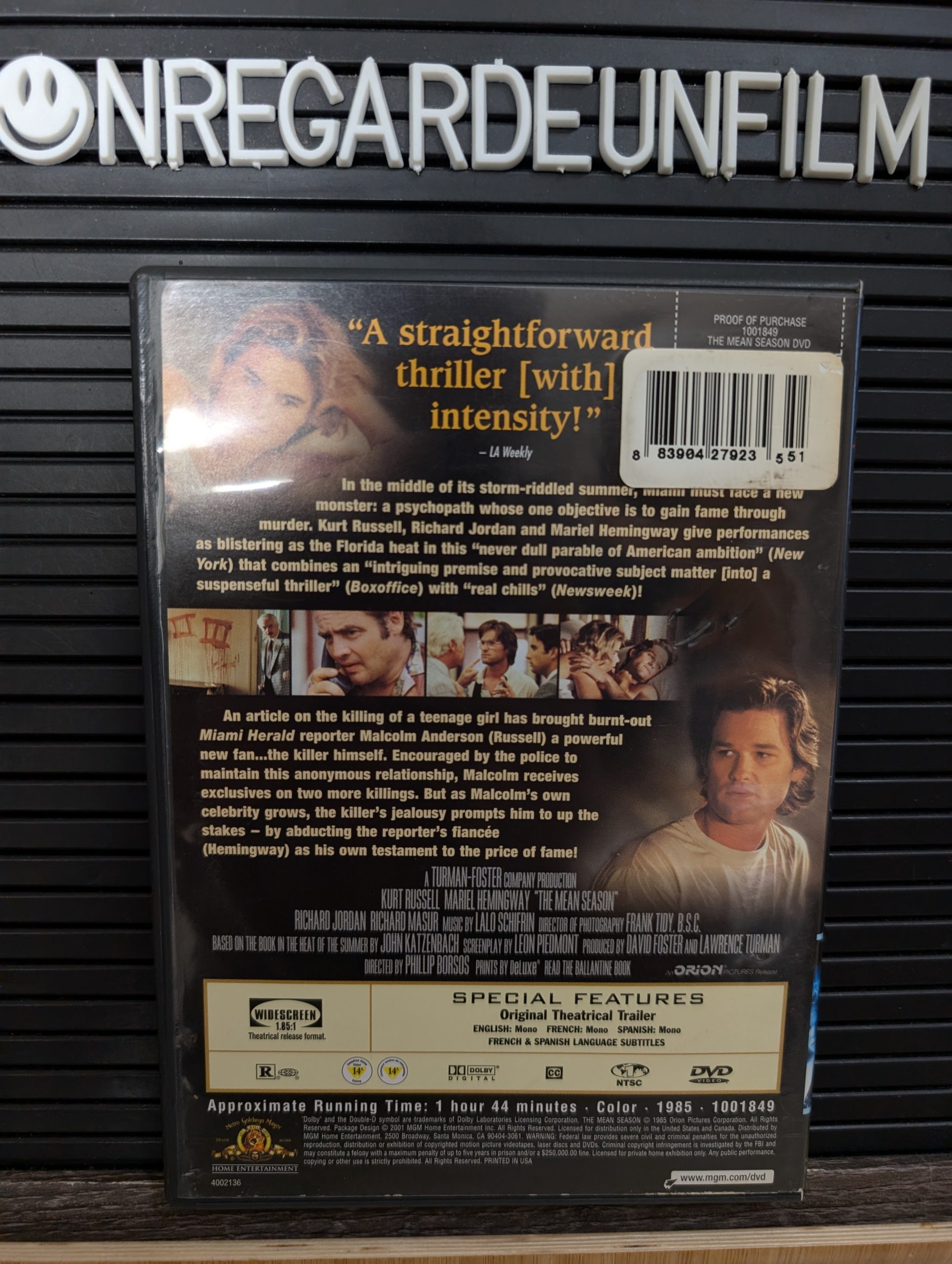 Un Été Pourri / The Mean Season (1985) – Image 2