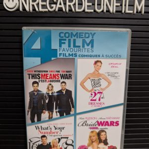 C'est la Guerre & 27 Robes & C'est quoi ton Numéro? & La Guerre des Mariées / This Means War (2012) & 27 Dresses (2008) & What's Your Number? (2002) & Bride Wars (2009)