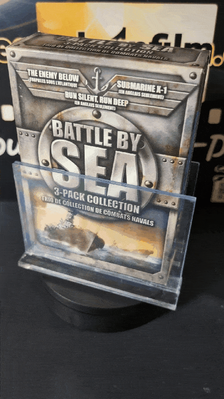 COLLECTION DE COMBAT NAVALS / BATTLE BY SEA
Torpilles sous l'Atlantique & Submarine X-1 & Run Silent, Run Deep / The Enemy Below (1957) & Submarine X-1 (1968) & Run Silent, Run Deep (1958)