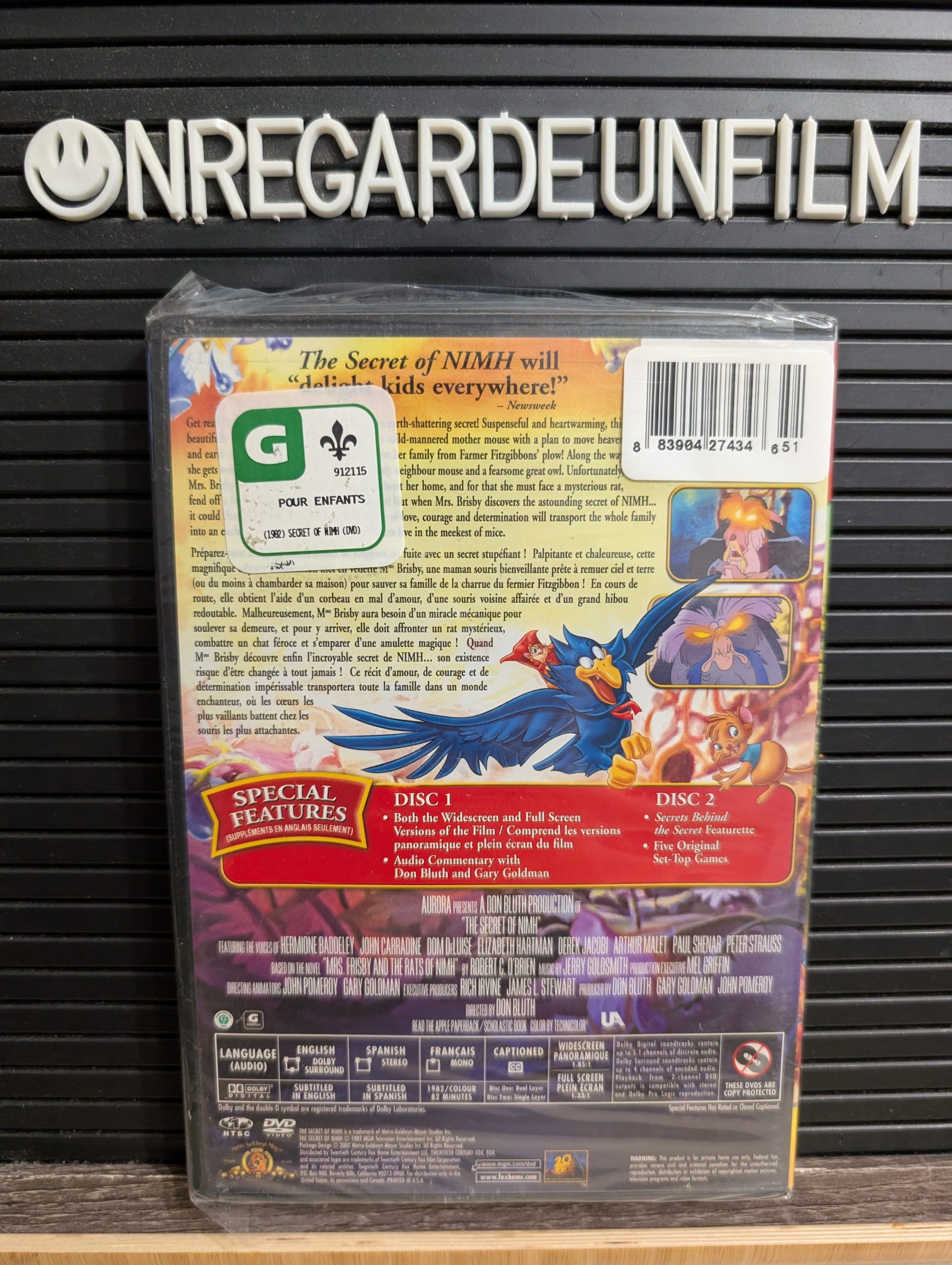 Brisby et le Secret de NIMH / The Secret of NIMH (1982) – Image 2