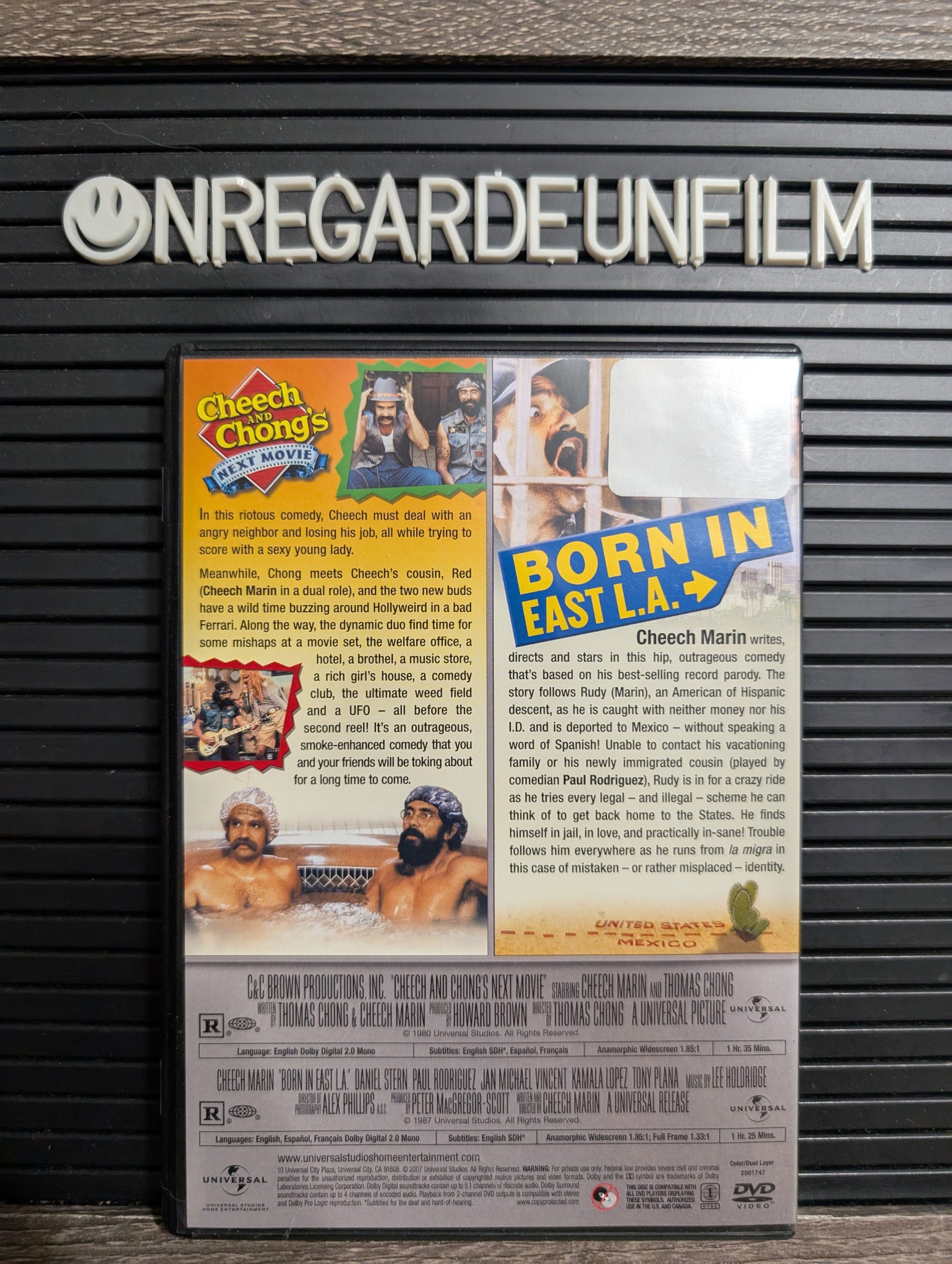 Cheech and Chong's Next Movie (1980) & Chicano américain /Born in East L.A. (1987) – Image 2