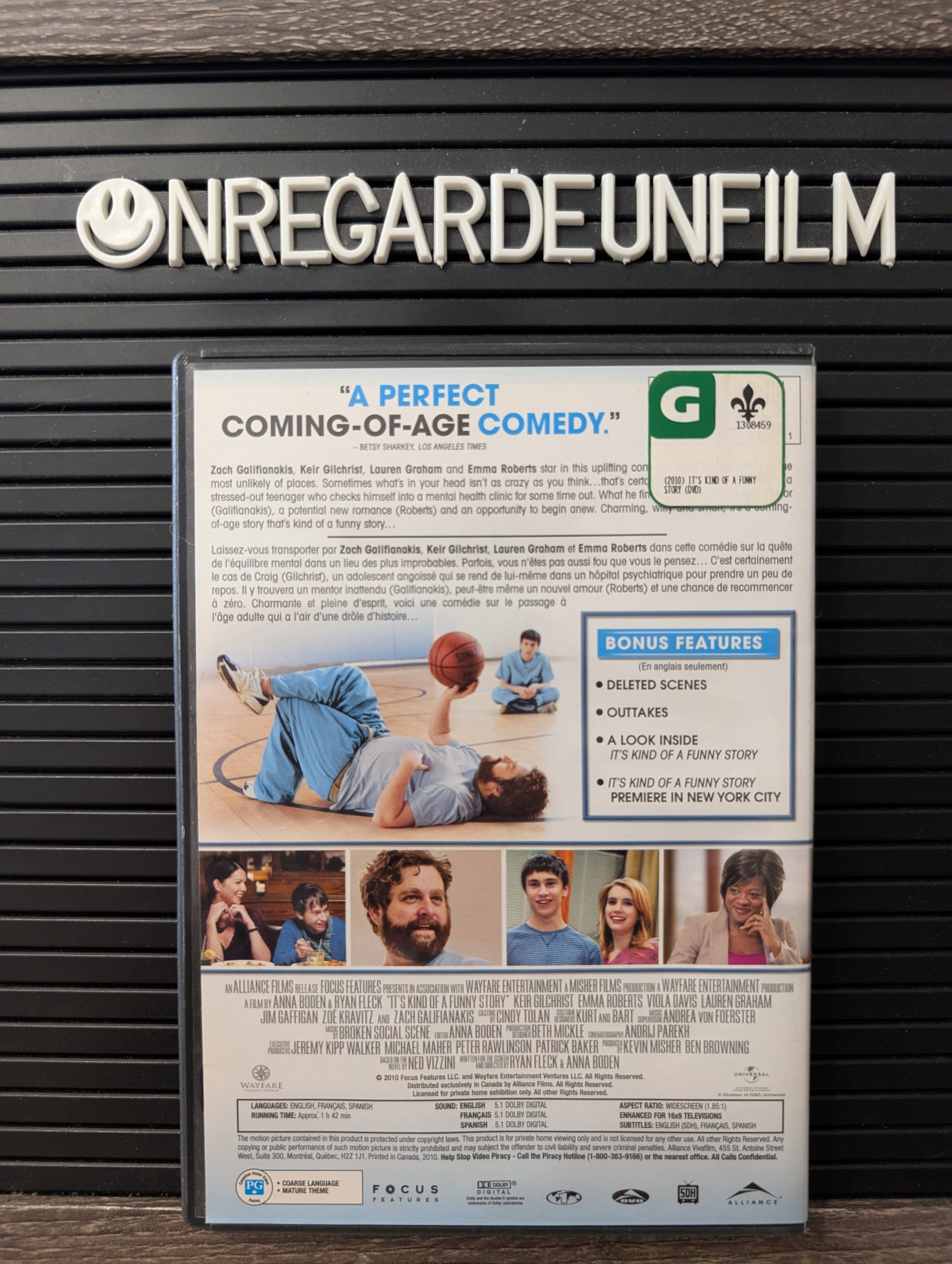 C'est Comme une Drôle d'Histoire / It's Kind of a Funny Story (2010) – Image 2