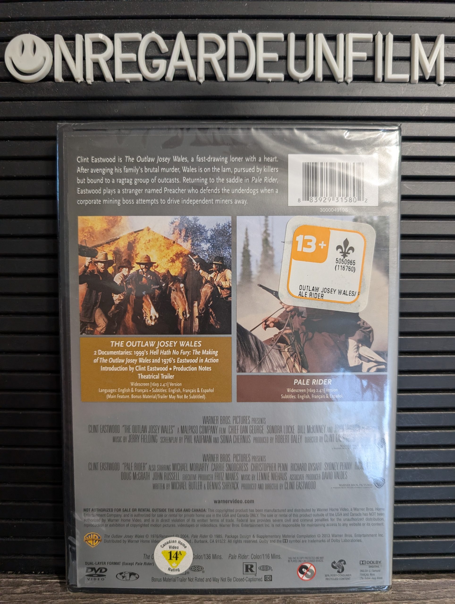 Josey Wales Hors-la-loi & Pale Rider / The Outlaw Josey Wales (1976) & Pale Rider (1985) – Image 2