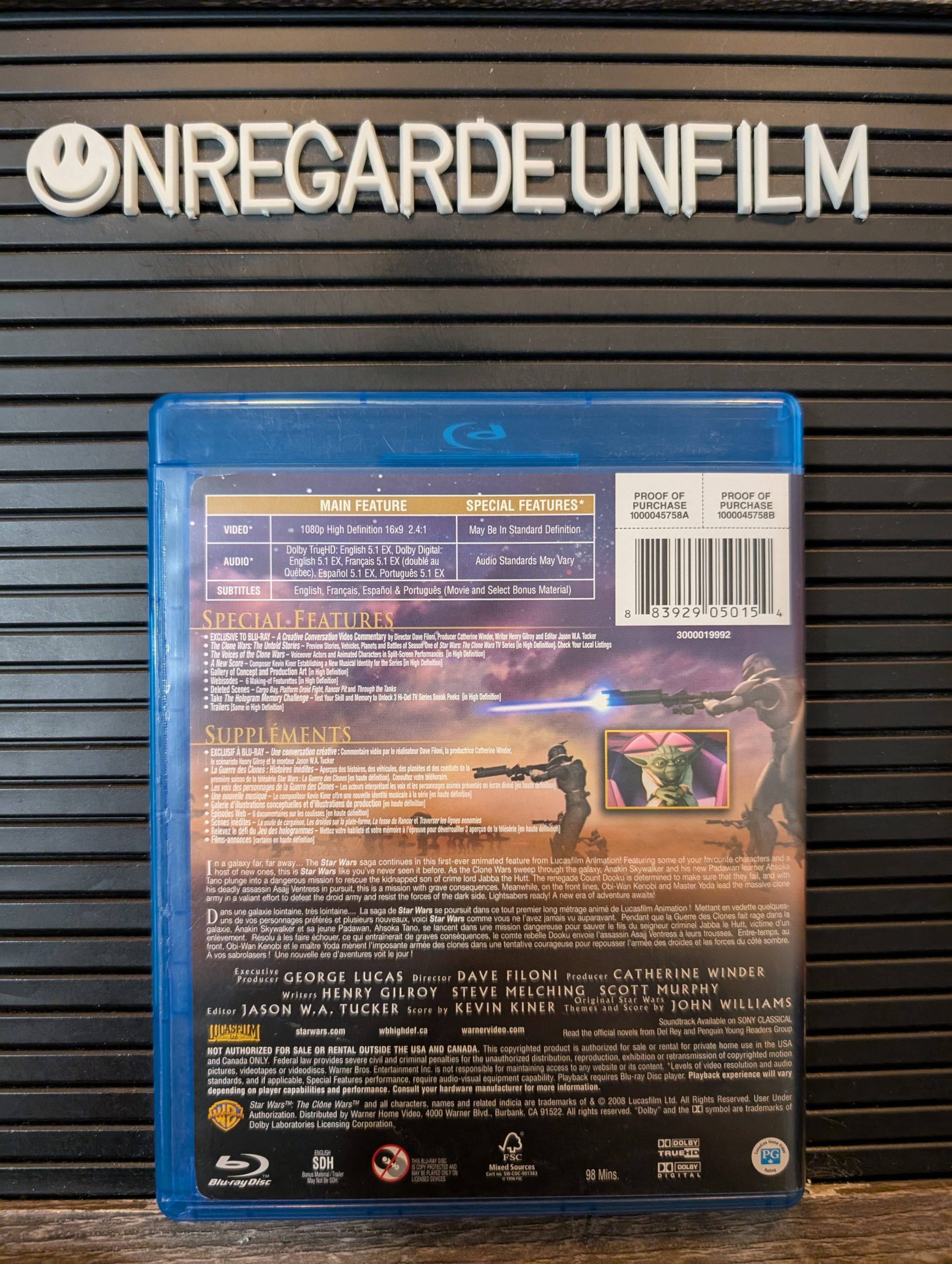 Star Wars: La Guerre des Clones / Star Wars: The Clone Wars (2005) {Zone 1/NTSC} – Image 2