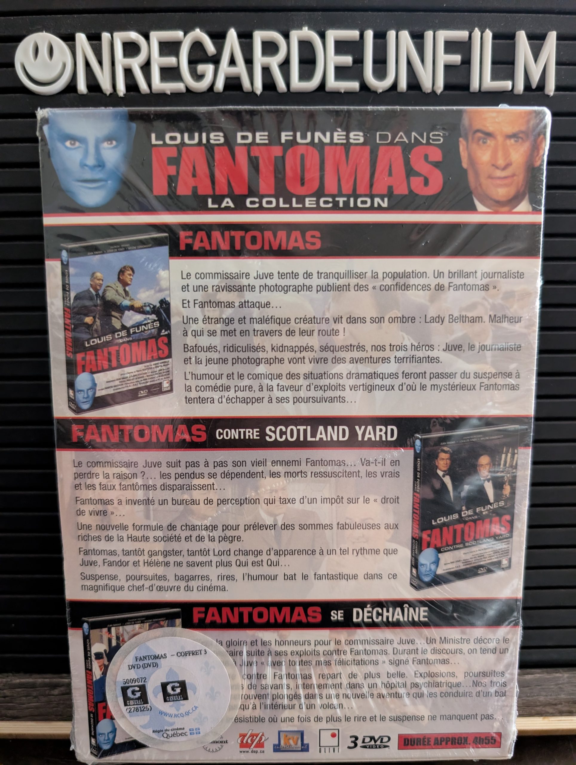 LOUIS DE FUNES. FANTOMAS
Fantômas (1964) & Fantômas Contre Scotland Yard (1967) & Fantômas se Déchaîne (1965) – Image 3