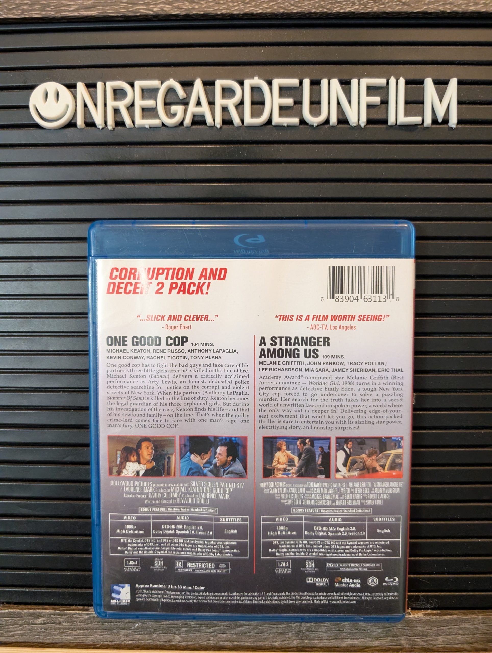 Un Bon Flic & Une Étrangère Parmi Nous / One Good Cop (1991) & A Stranger Among Us (1992) – Image 2