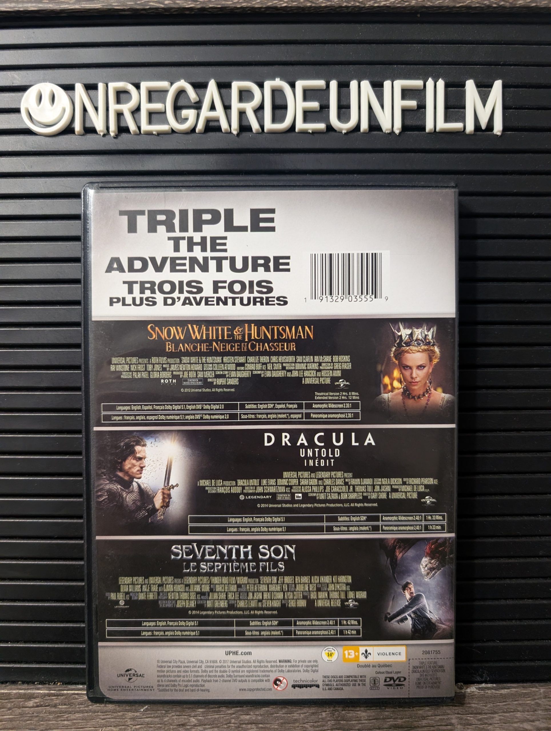 Blanche-Neige et le Chasseur & Dracula Inédit & Le Septième Fils / Snow White and the Huntsman (2012) & Dracula Untold (2014) & Seventh Son (2014) – Image 2