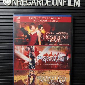 THE RESIDENT EVIL COLLECTION.
Les Créatures Maléfiques & L'Apocalypse & L'Extinction / Resident Evil (2002) & Apocalypse (2004) & Extinction (2007)