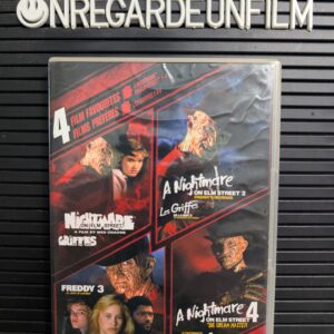 Freddy. Les Griffes de la Nuit & Les Griffes de la Nuit 2  La Revanche de Freddy & Freddy 3: Les Griffes du Cauchemar & Le Cauchemar de Freddy 4 / Freddy. A Nightmare on Elm Street (1984) & A Nightmare on Elm Street Part 2: Freddy's Revenge (1985) & A Nightmare on Elm Street 3: Dream Warriors (1987) & A Nightmare on Elm Street 4: The Dream Master (1988)