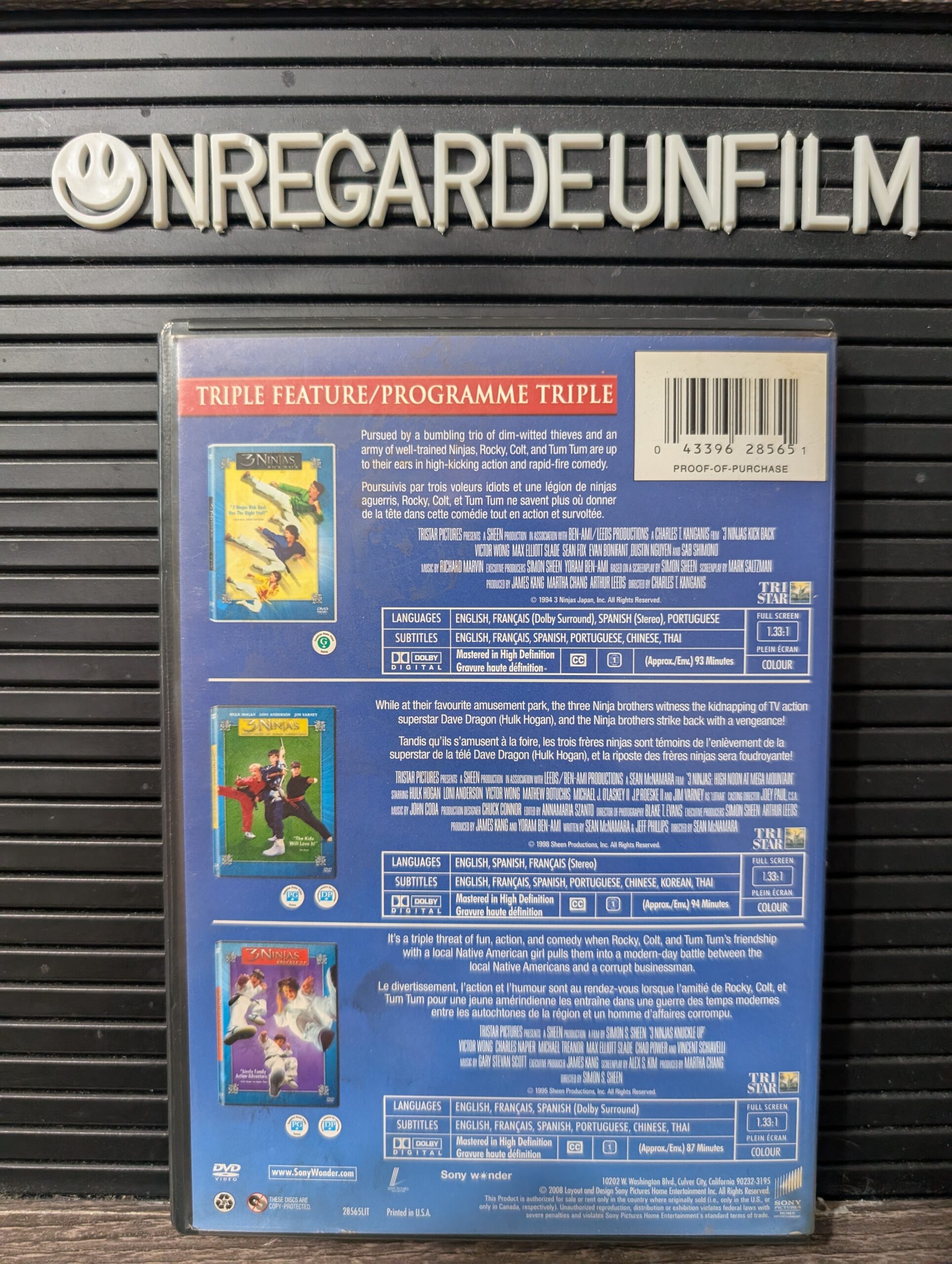 3 Ninjas Contre-Attaquent & 3 Ninjas à la Foire & 3 Ninjas: Knuckle Up / 3 Ninjas Kick Back (1994) & 3 Ninjas: High Noon at Mega Mountain (1998) & 3 Ninjas: Knuckle Up (1995) – Image 2