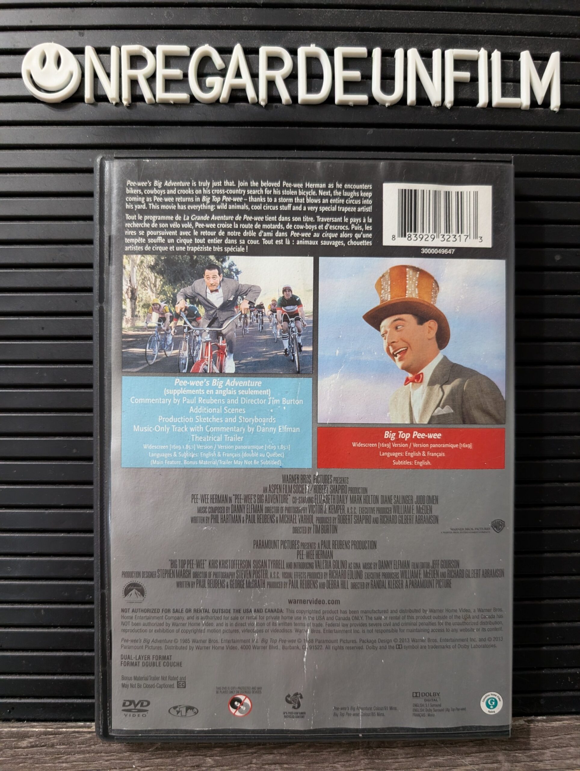 La Grande Aventure de Pee Wee & Pee-Wee au Cirque / Pee-wee's Big Adventure (1985) & Big Top Pee-wee (1988) – Image 2