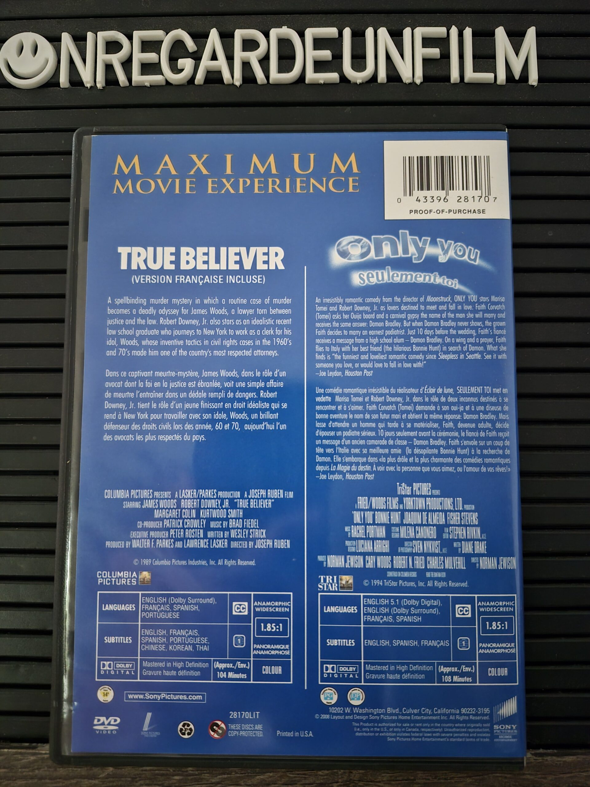 Cause Perdue & Seulement Toi / True Believer (1989) / Only You (1994) – Image 2