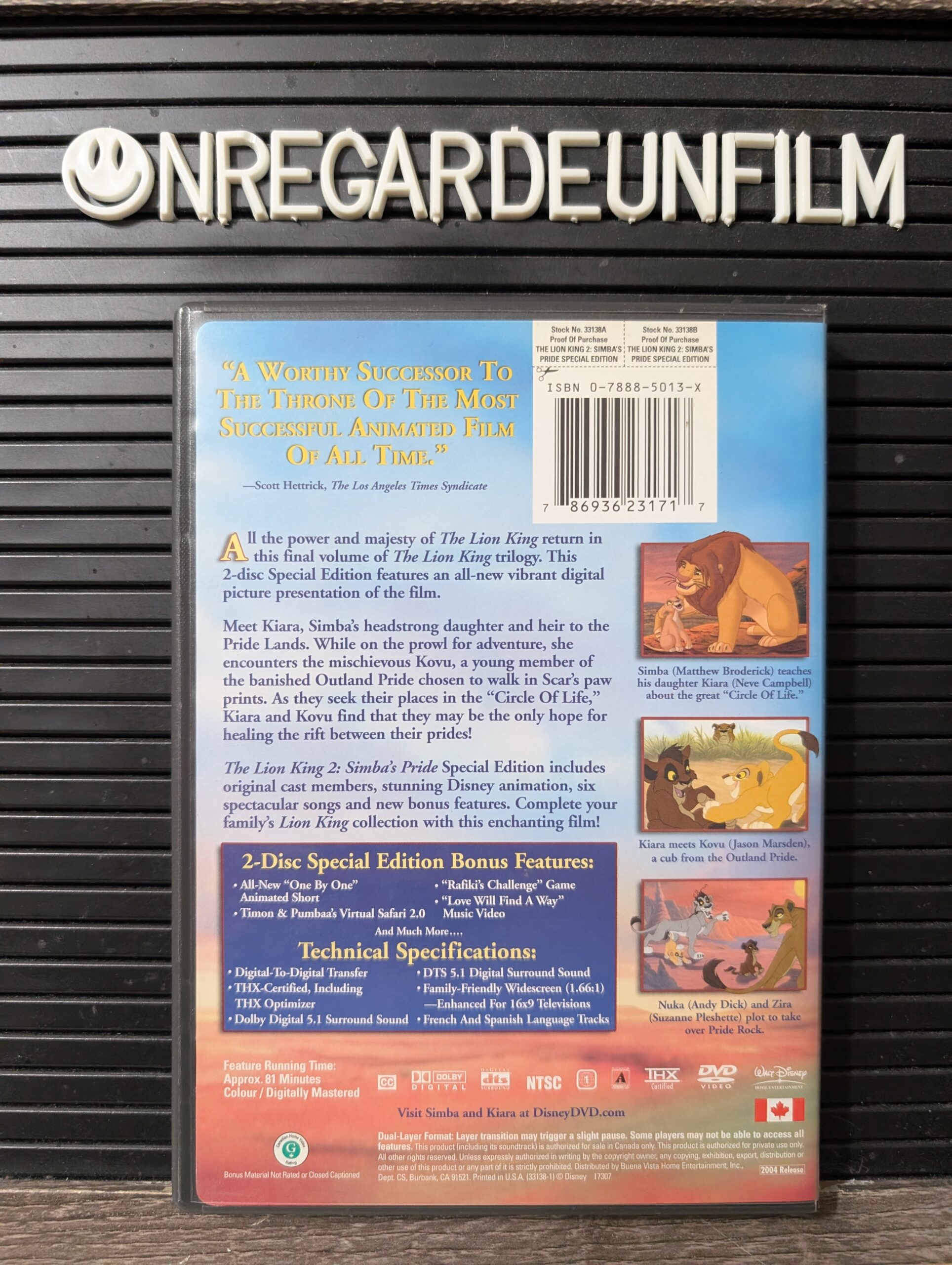 Le Roi Lion 2: La Fierté de Simba / The Lion King II: Simba's Pride (1998) – Image 2