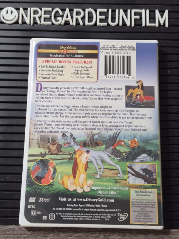 Rox et Rouky / The Fox and the Hound (1981) – Boutique Ciné-Dvd