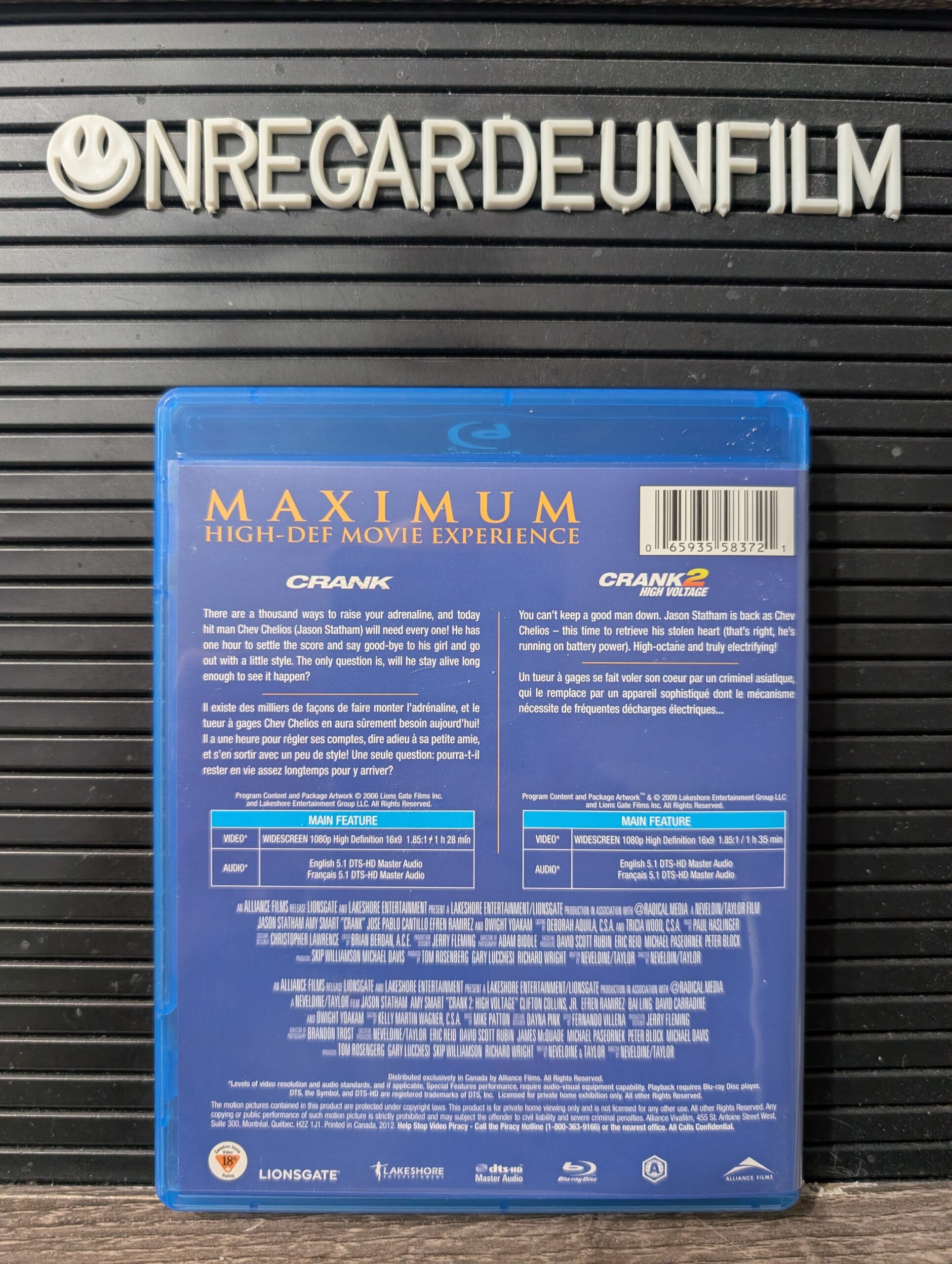 Crinqué & Crinqué 2. Sous Haute Tension / Crank (2006) & Crank 2. High Voltage (2009) – Image 2