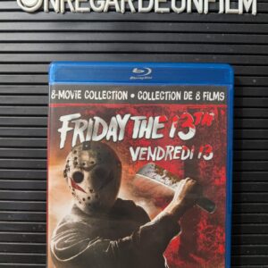COLLECTION VENDREDI 13 / FRIDAY THE 13TH ULTIMATE EDITION
Vendredi 13 & Vendredi 13 Chapitre 2 (Le Tueur du Vendredi) & Chapitre 3: Meurtres en 3D & Le Chapitre Final & Chapitre 5: Une Nouvelle Terreur & Chapitre 6: Jason le Mort-Vivant & Chapitre 7: Un Nouveau Défi & Chapitre 8: Jason à Manhattan / Friday the 13th (1980) & Friday the 13th Part 2 (1981) & Friday the 13th Part III (1982) & The Final Chapter (1984) & A New Beginning (1985) & Jason Lives: Friday the 13th Part VI (1986) & Part VII: The New Blood (1988) & Part VIII: Jason Takes Manhattan (1989)
