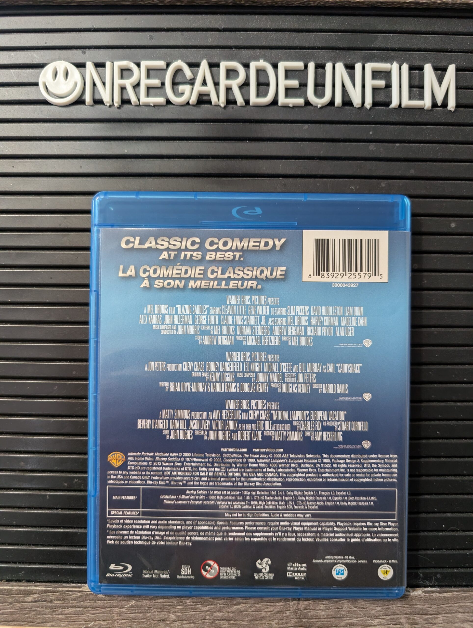 Le Shérif est en Prison & Le Golf en Folie (À Miami, faut le Faire!) & Bonjour les Vacances II / Blazing Saddles (1974) & Caddyshack (1980) & National Lampoon's European Vacation (1985) – Image 2