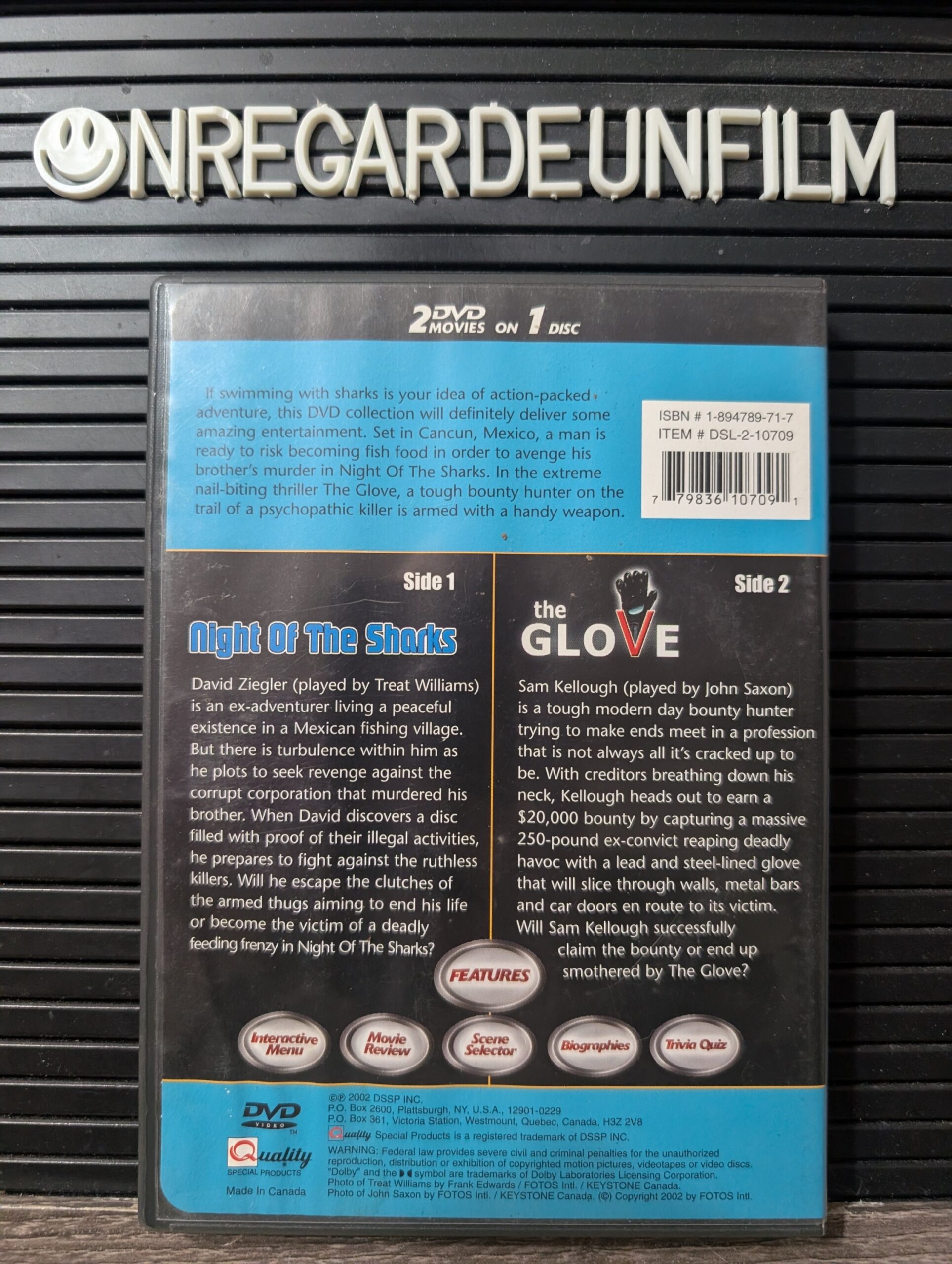 Night of the sharks (1988) & The Glove (1979) – Image 2