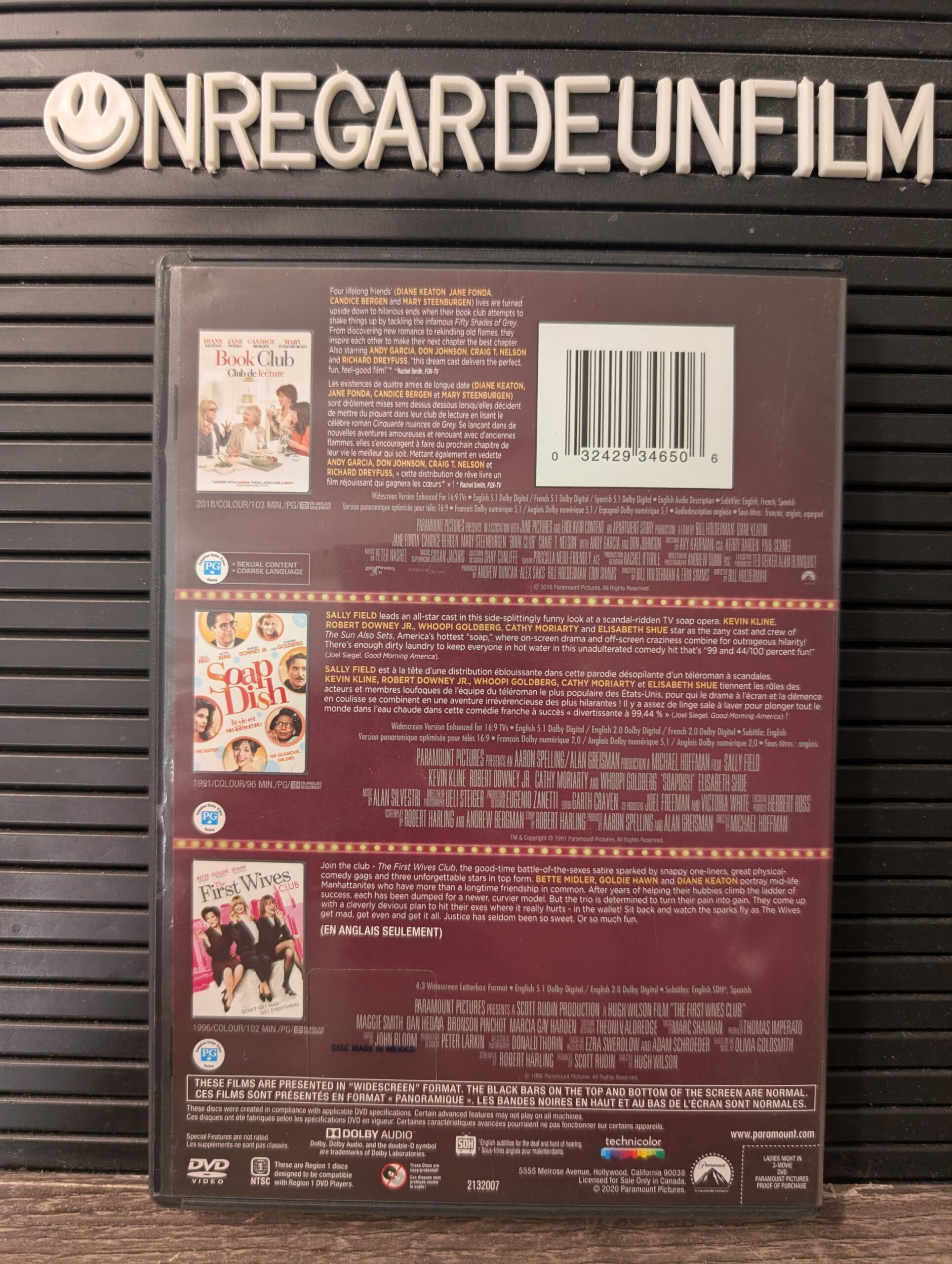 Club de Lecture & La Vie est un Téléroman & The First Wives Club / Book Club (2018) & Soapdish (1991) & The First Wives Club (1996) – Image 2