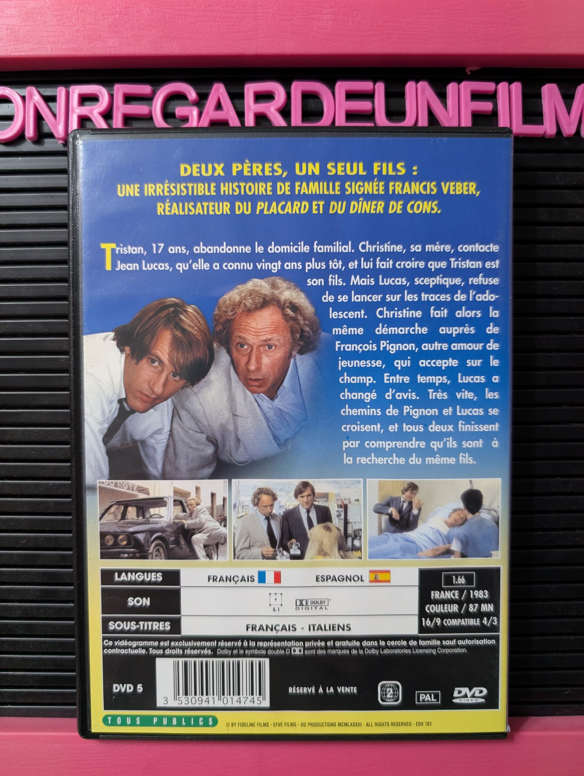 PIERRE RICHARD
Les Compères (1983) {Zone 2} – Image 2