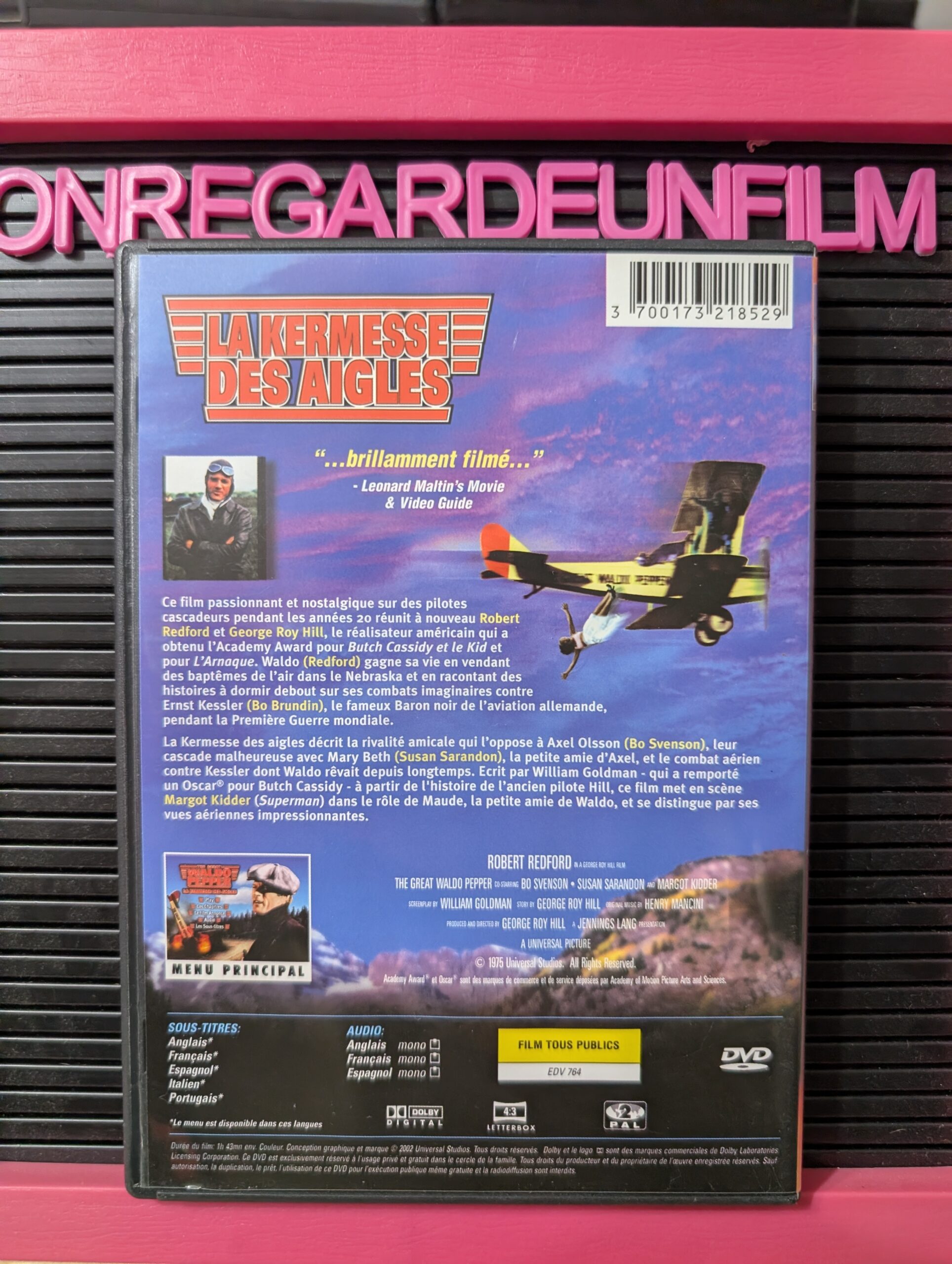 La Kermesse des Aigles / The Great Waldo Pepper (1975) {Zone 2} – Image 2