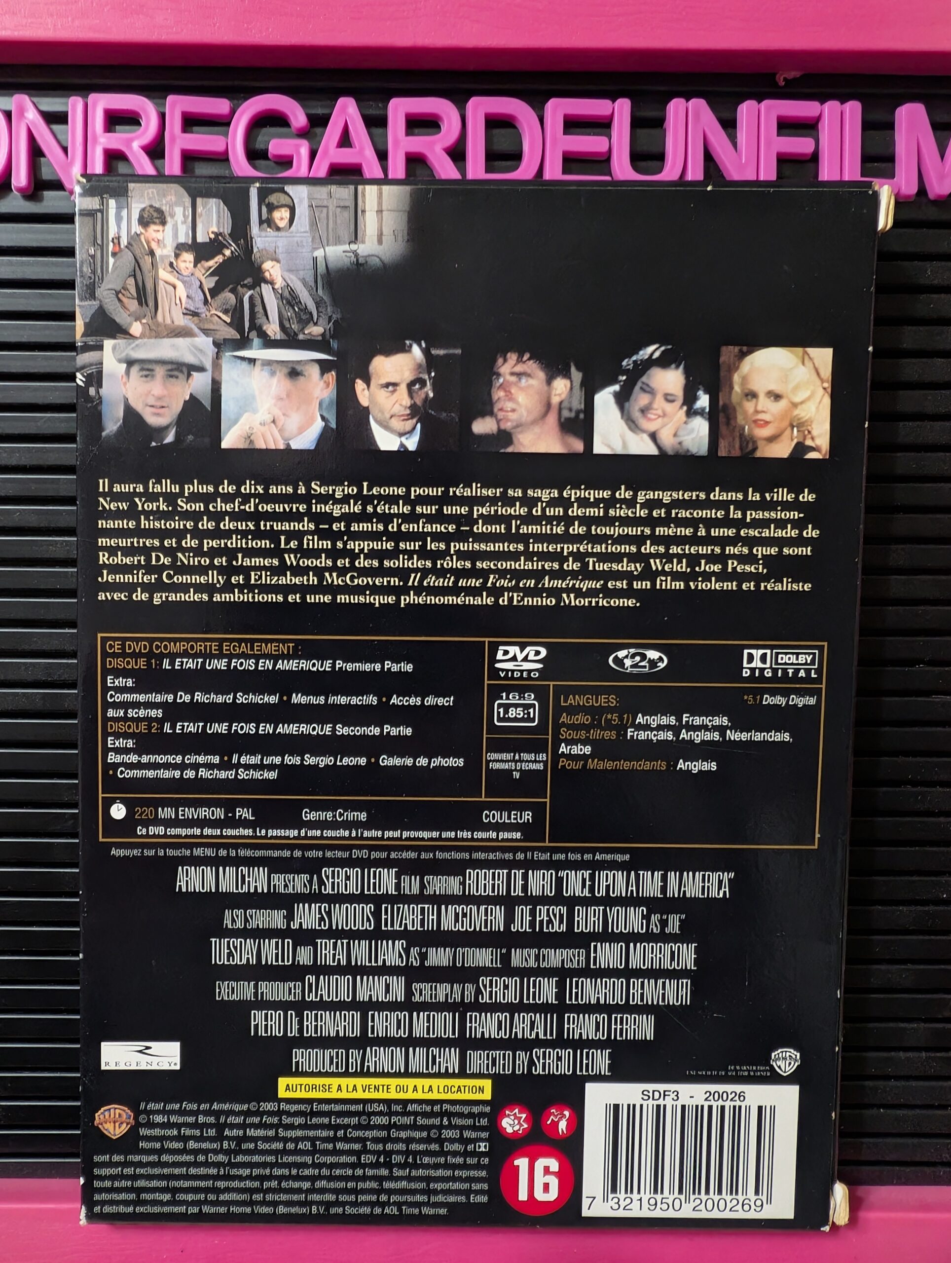 Il Était une Fois en Amérique / Once Upon a Time in America (1984) {Zone 2} – Image 2