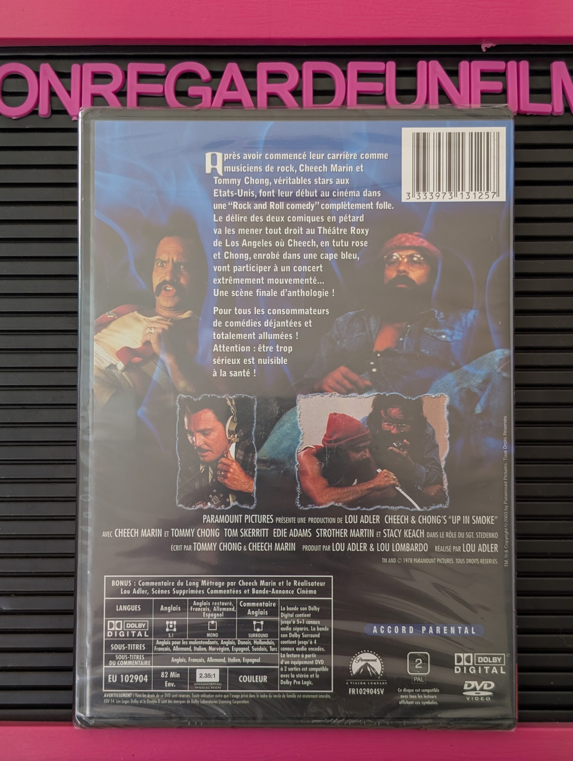 Faut Trouver le Joint / Up in Smoke (1978) {Zone 2} – Image 2